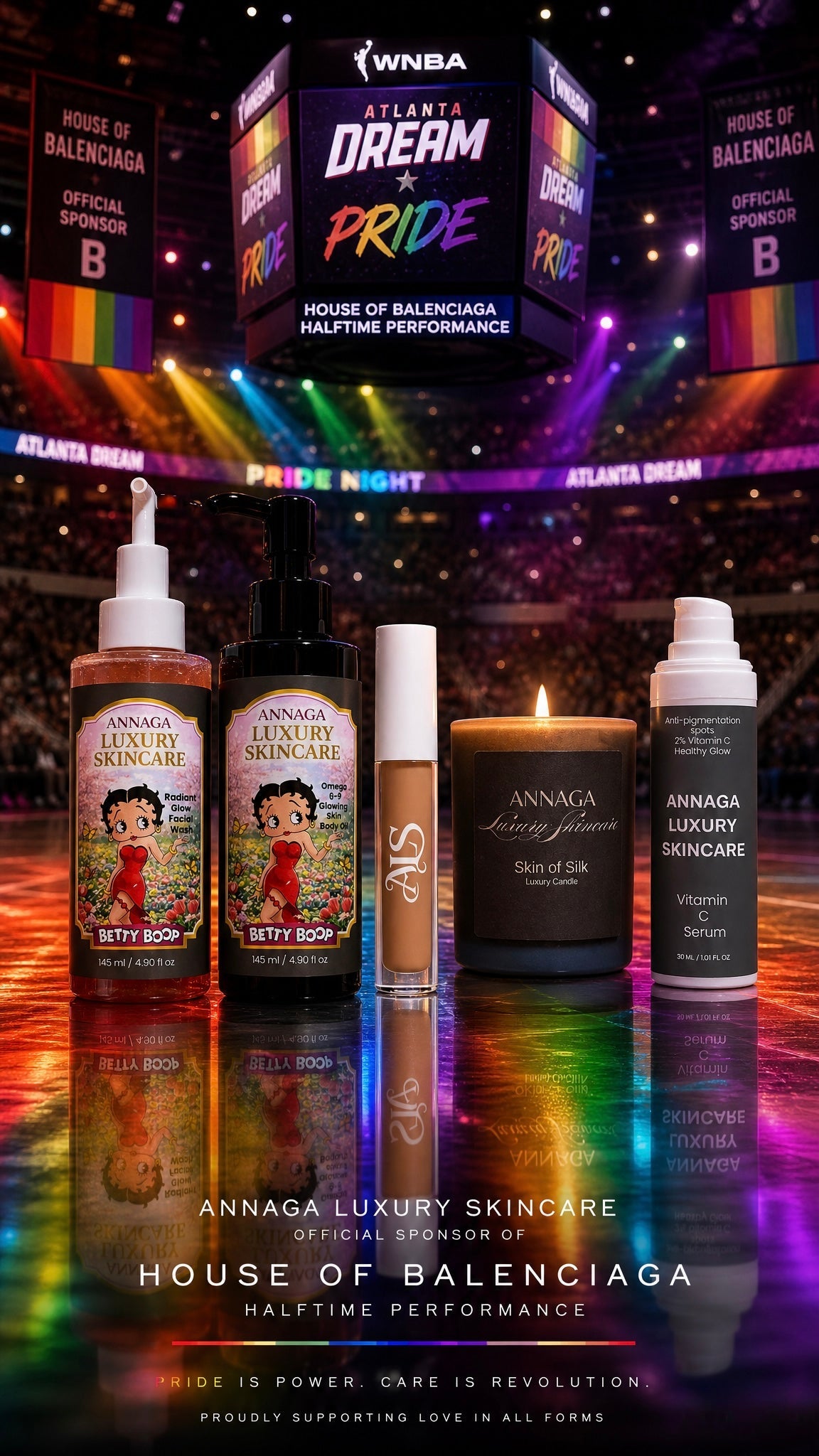 ANNAGA Luxury Skincare Named Official Sponsor of the House of Balenciaga's WNBA Atlanta Dream Halftime Performance