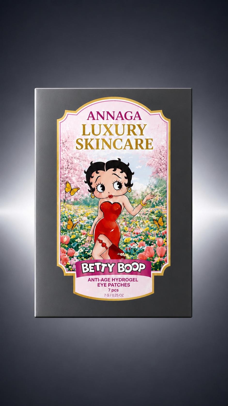 BETTY BOOP Anti-Age Hydrogel Eye Patches, 7 pcs