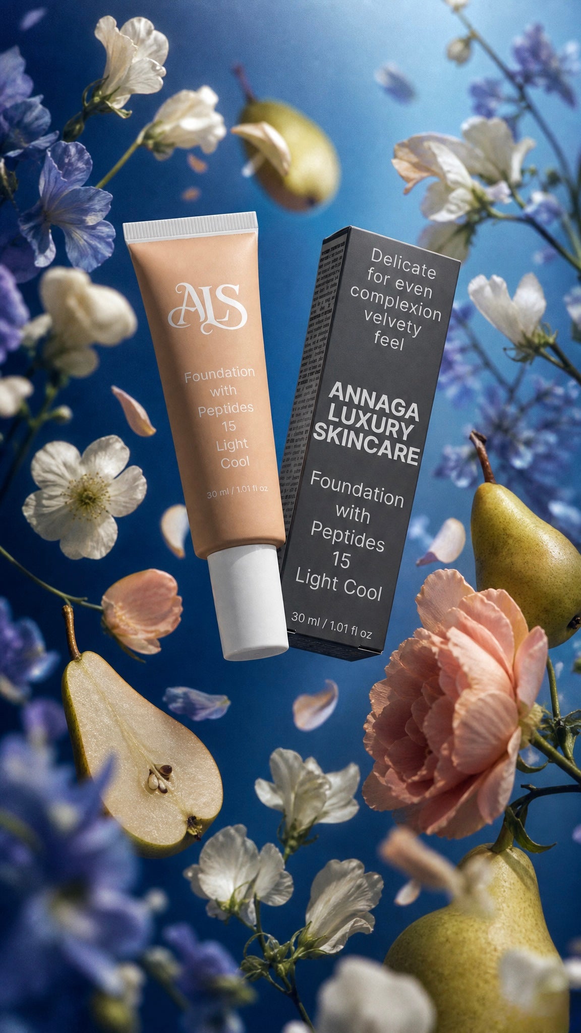Foundation with Peptides, 15 Light Cool