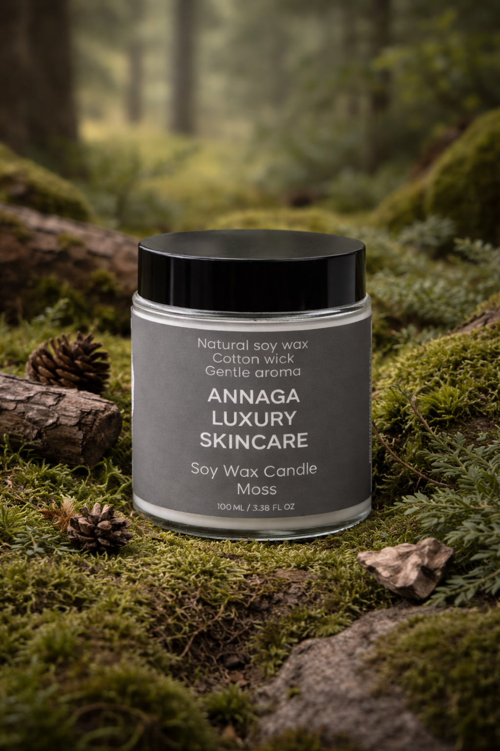 Soy Wax Candle, Moss