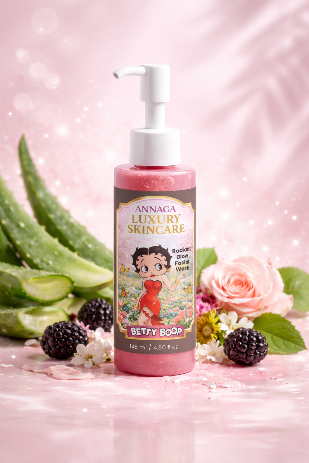 LIMITED EDITION BETTY BOOP Radiant Glow Facial Wash