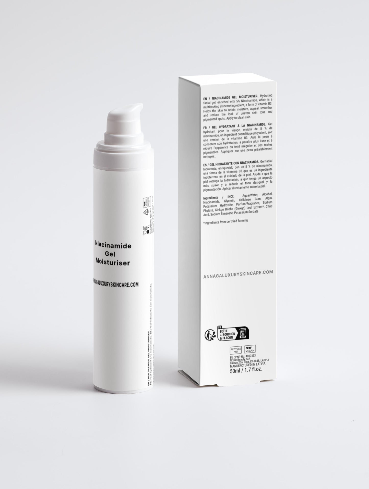 Niacinamide Gel Moisturiser for Men