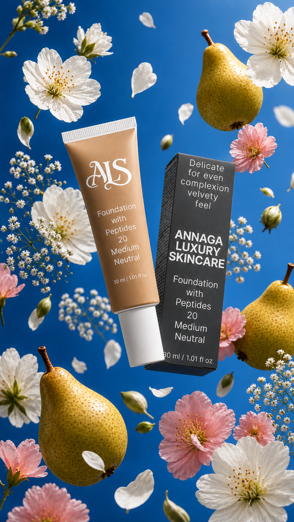 Foundation with Peptides, 20 Medium Neutral