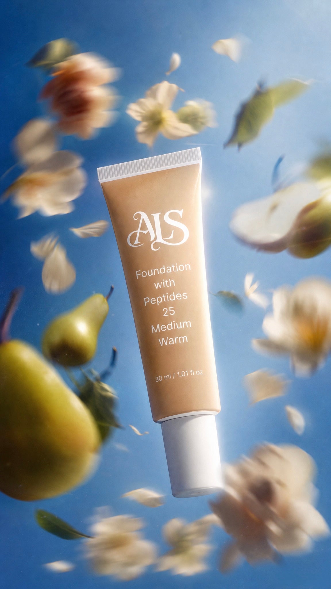 Foundation with Peptides,  25 Medium Warm