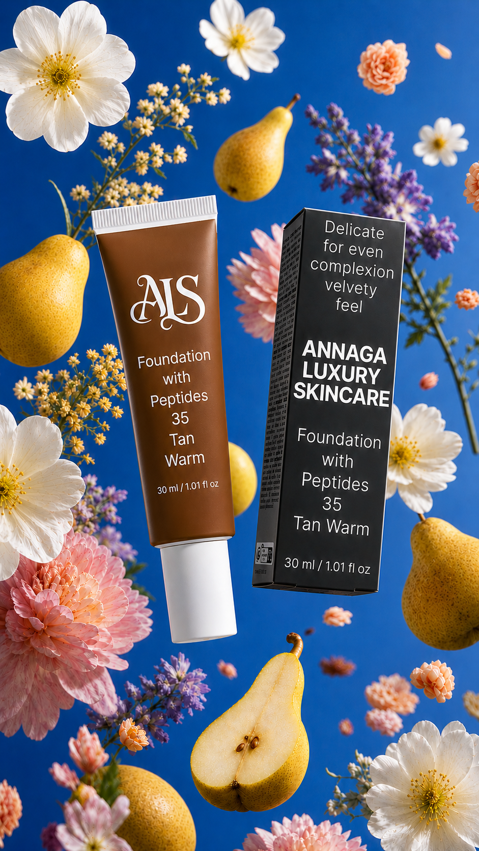 Foundation with Peptides, 35 Tan Warm