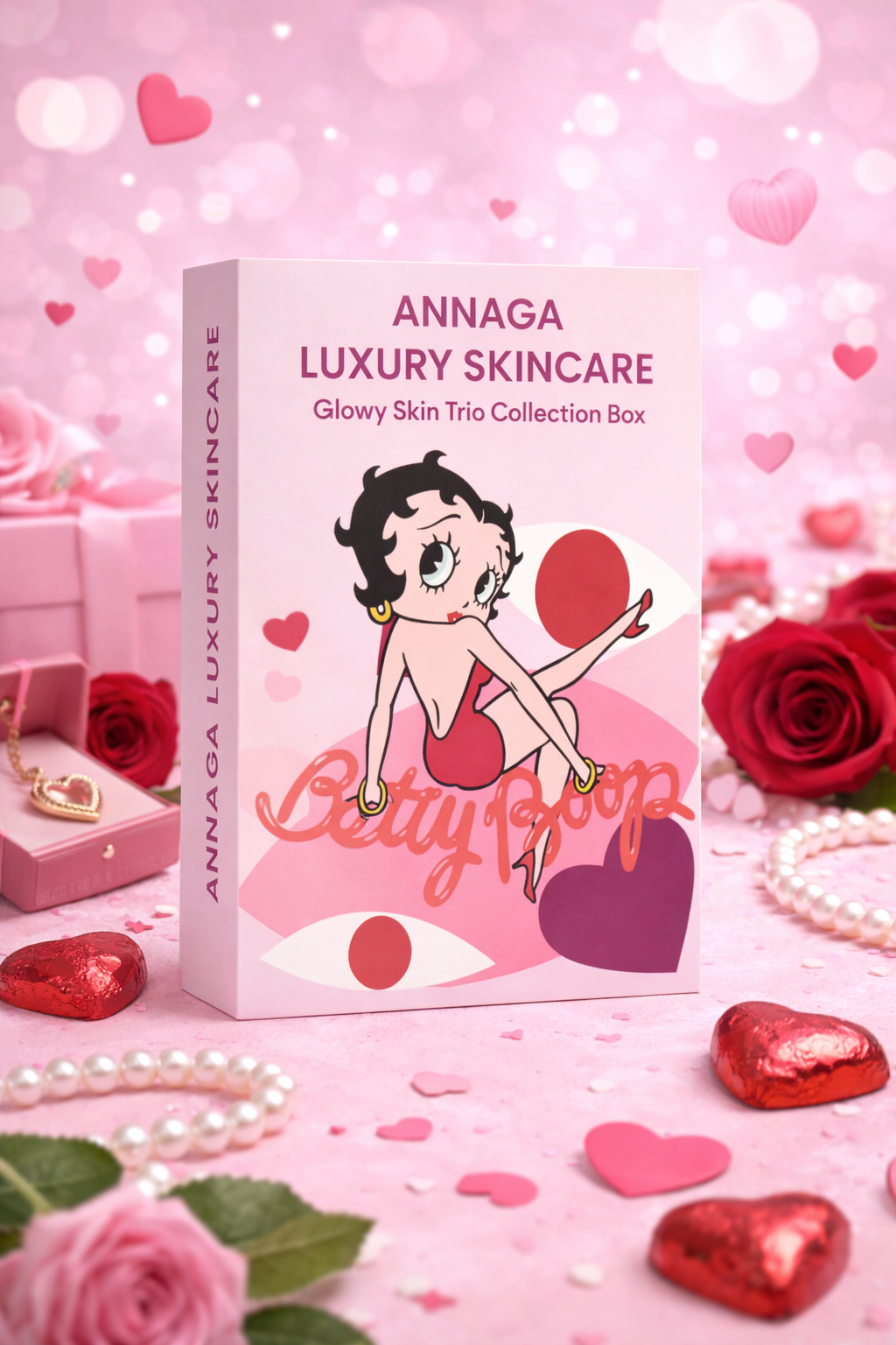 Betty Boop's Glowy Skin Trio Collection Box