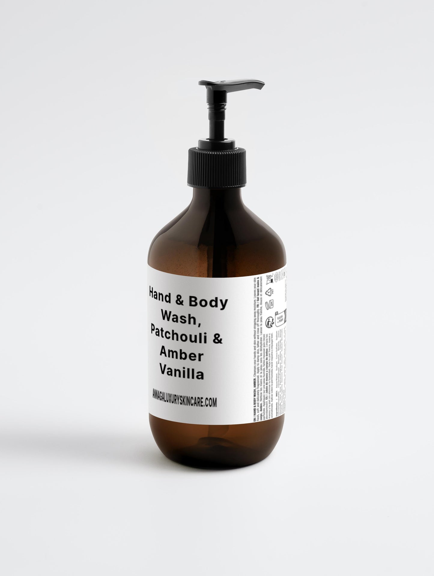 Hand & Body Wash, Patchouli & Amber Vanilla