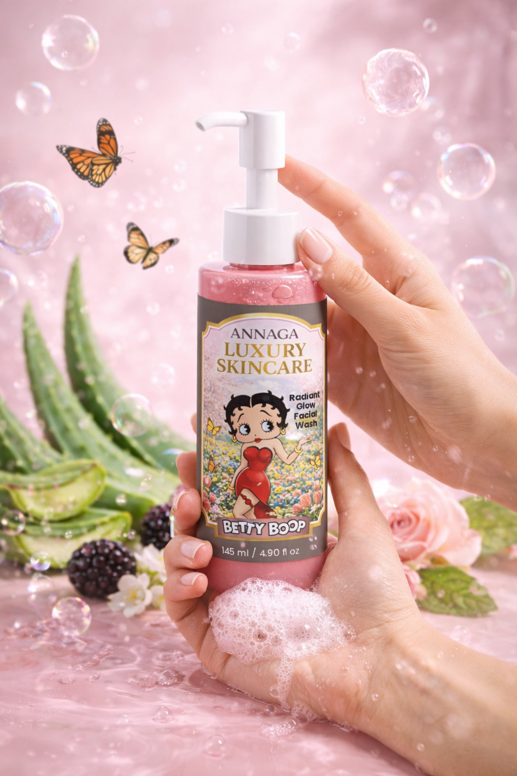 LIMITED EDITION BETTY BOOP Radiant Glow Facial Wash