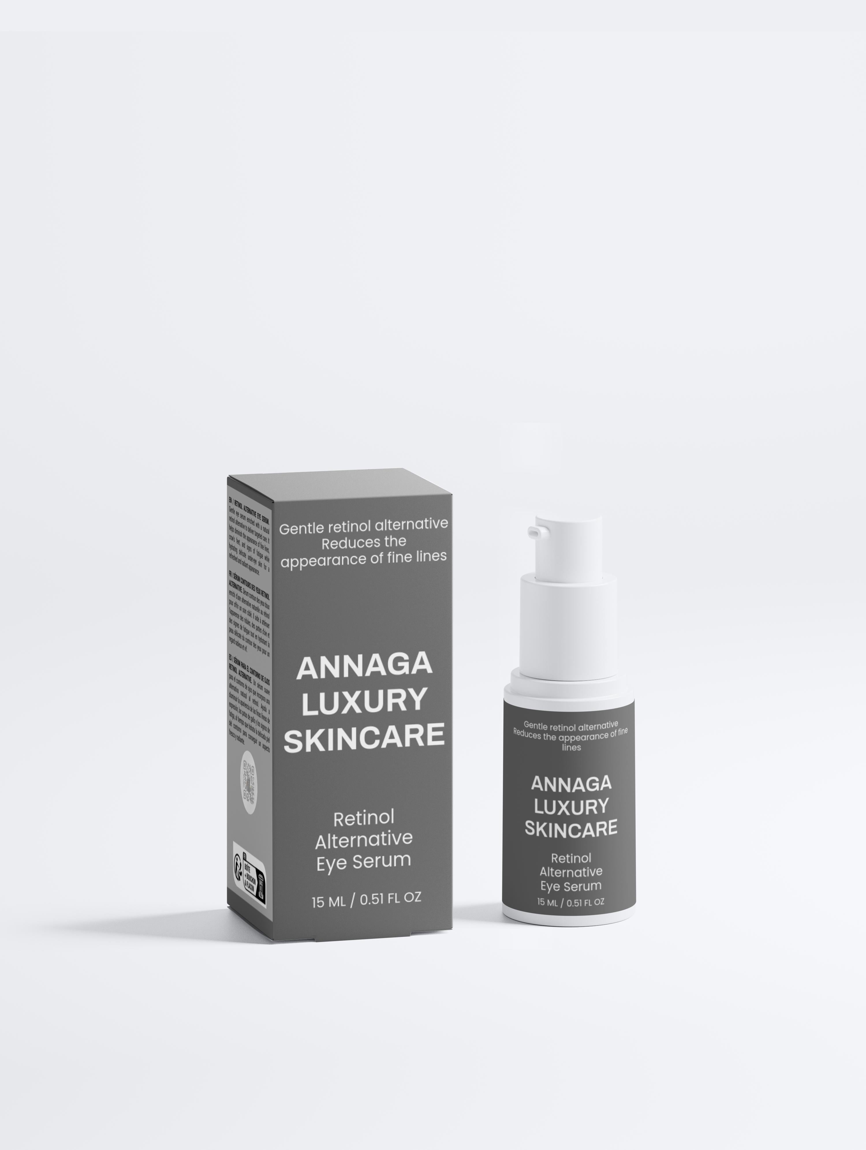 AnnAGA Luxury Skincare Core Collection: Retinol Alternative Eye Serum