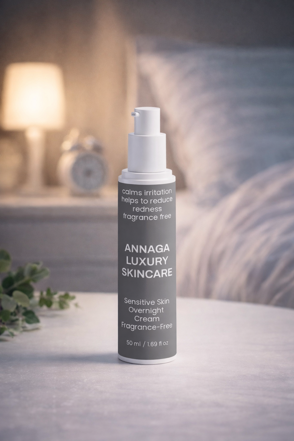 Sensitive Skin Overnight Cream, Fragrance-Free