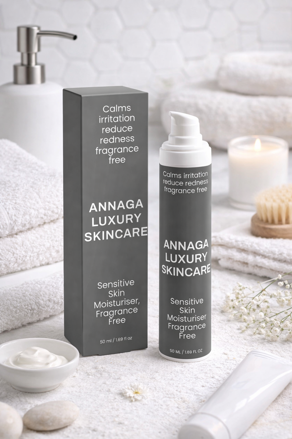 Sensitive Skin Moisturiser, Fragrance Free