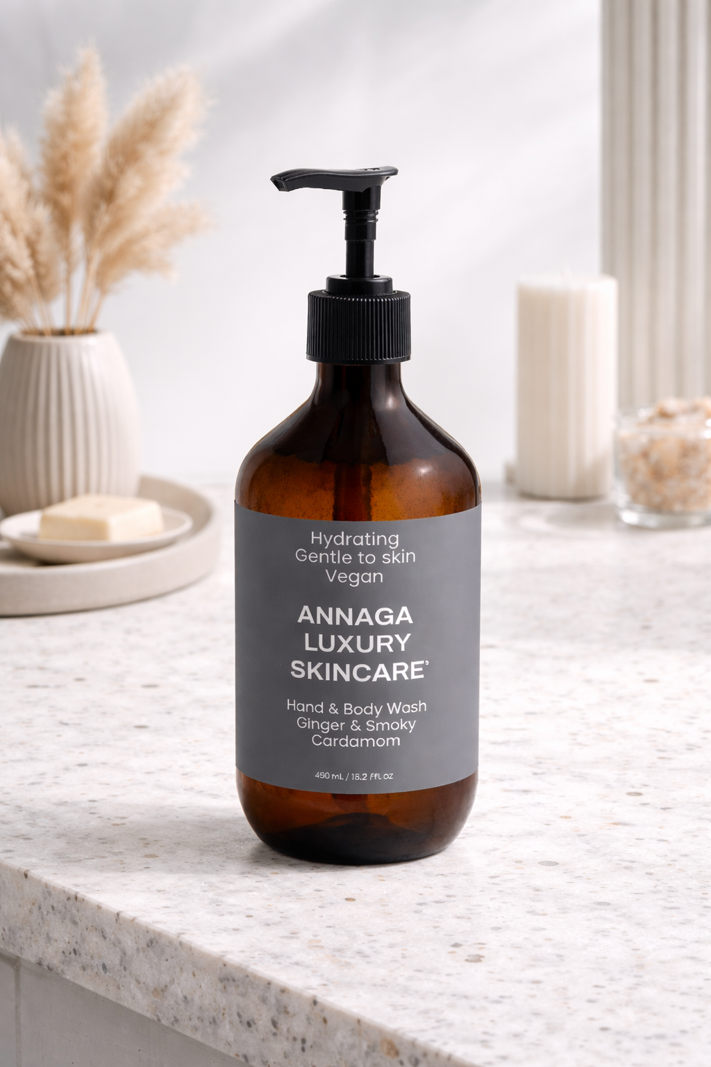 Hand & Body Wash, Ginger & Smoky Cardamom