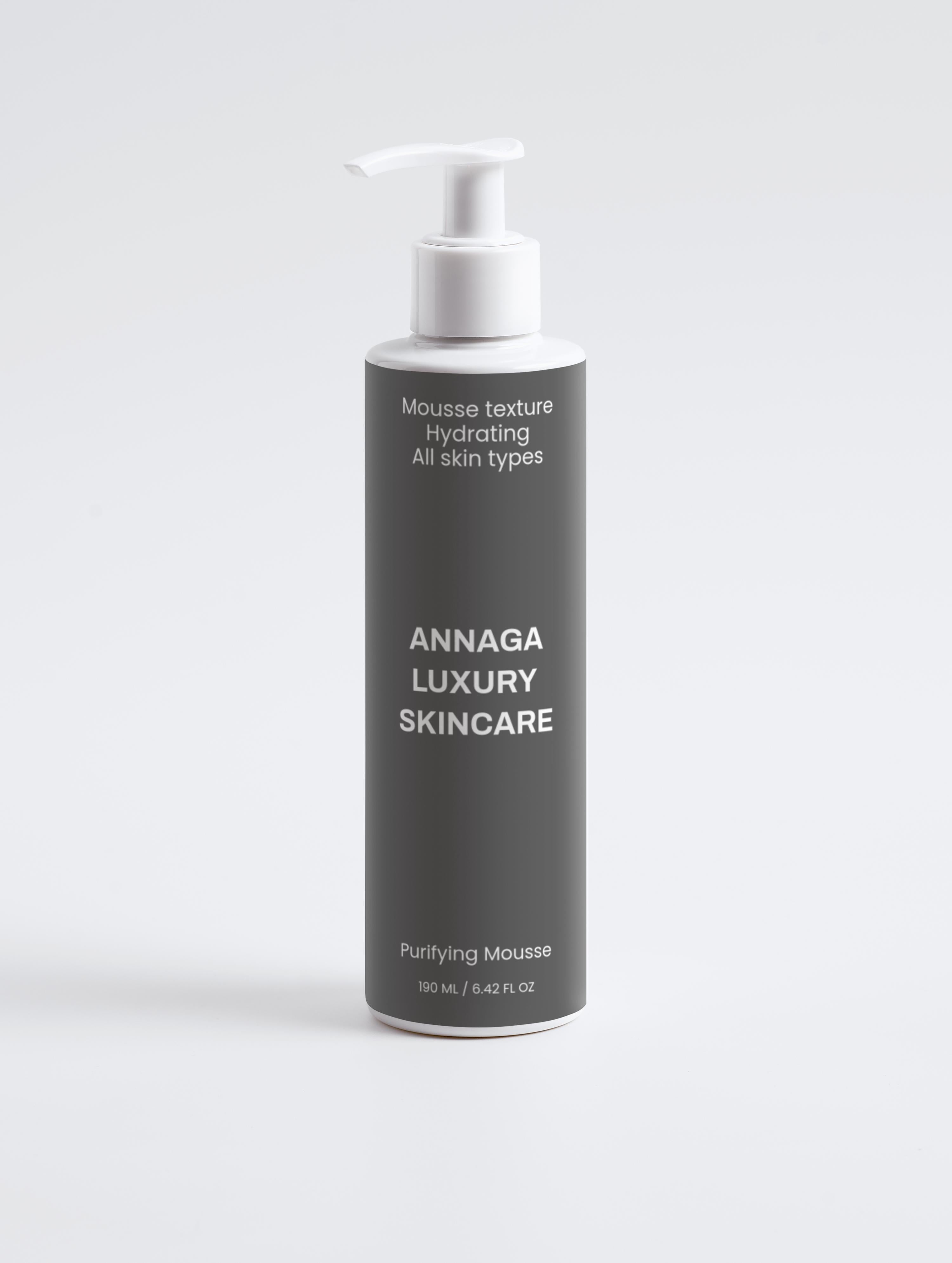 AnnAga Luxury Skincare Core Collection: Purifying Mousse