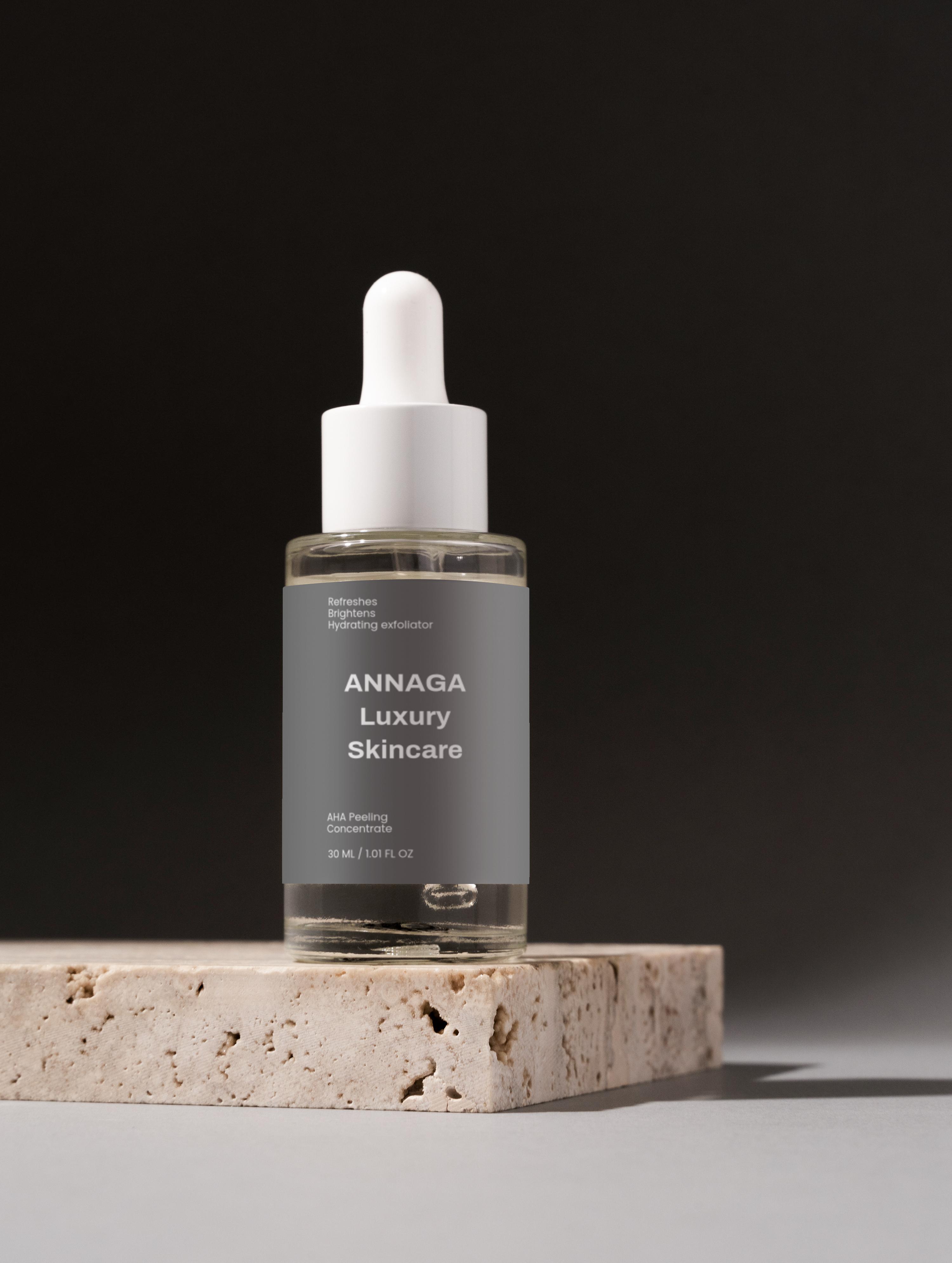 AnnAga Luxury Skincare Core Collection: AHA Peeling Concentrate
