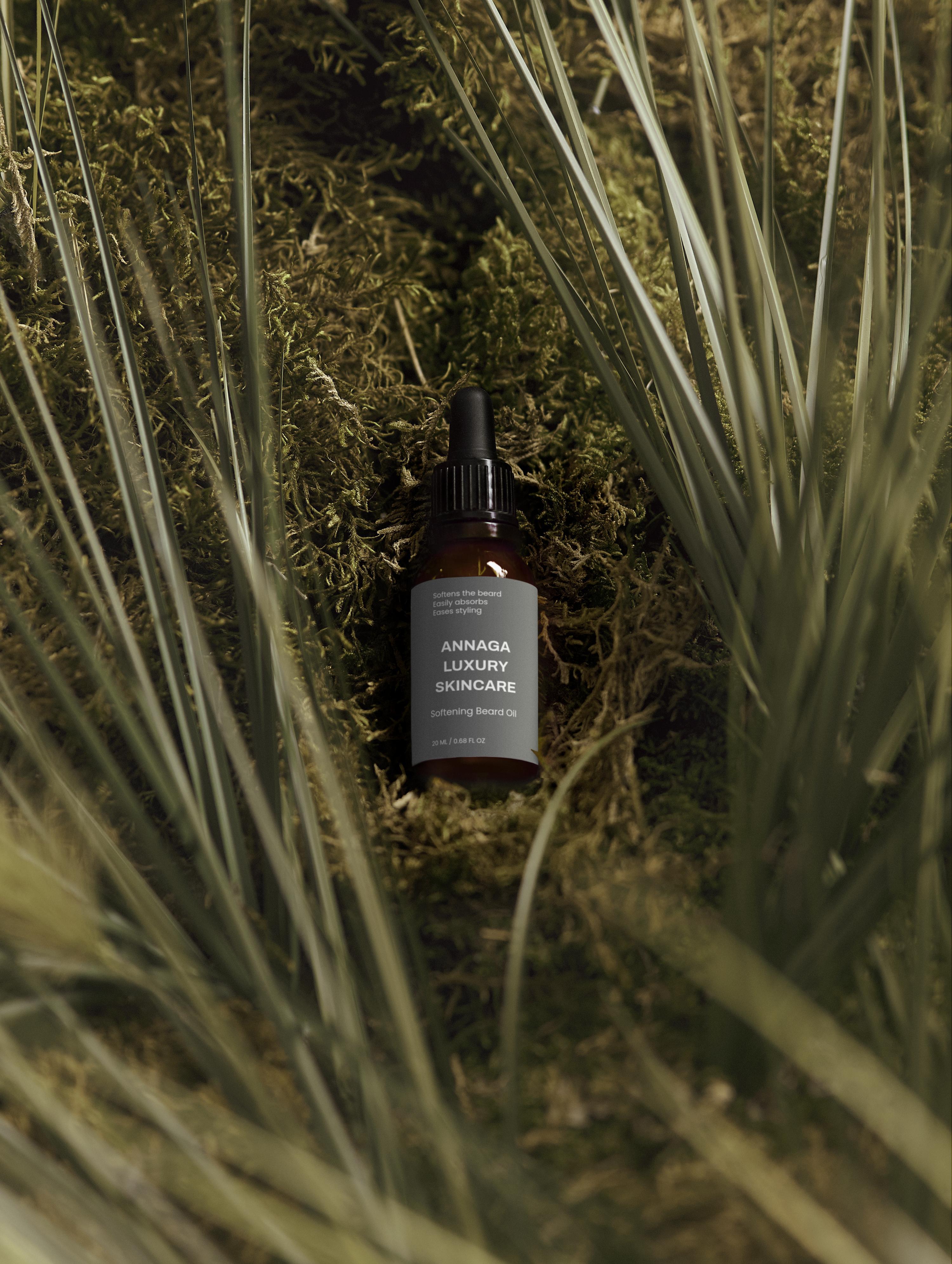 AnnAga Luxury Skincare Core Collection:  Softening Beard Oil