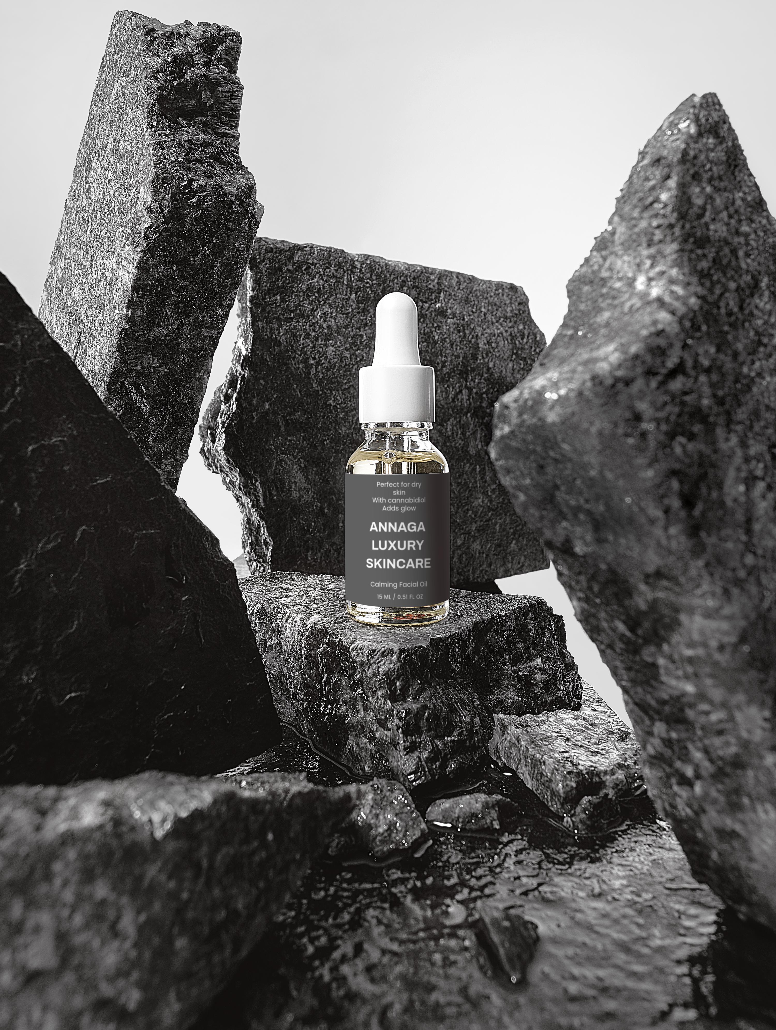 AnnAga Luxury Skincare Core Collection: Calming Facial Oil