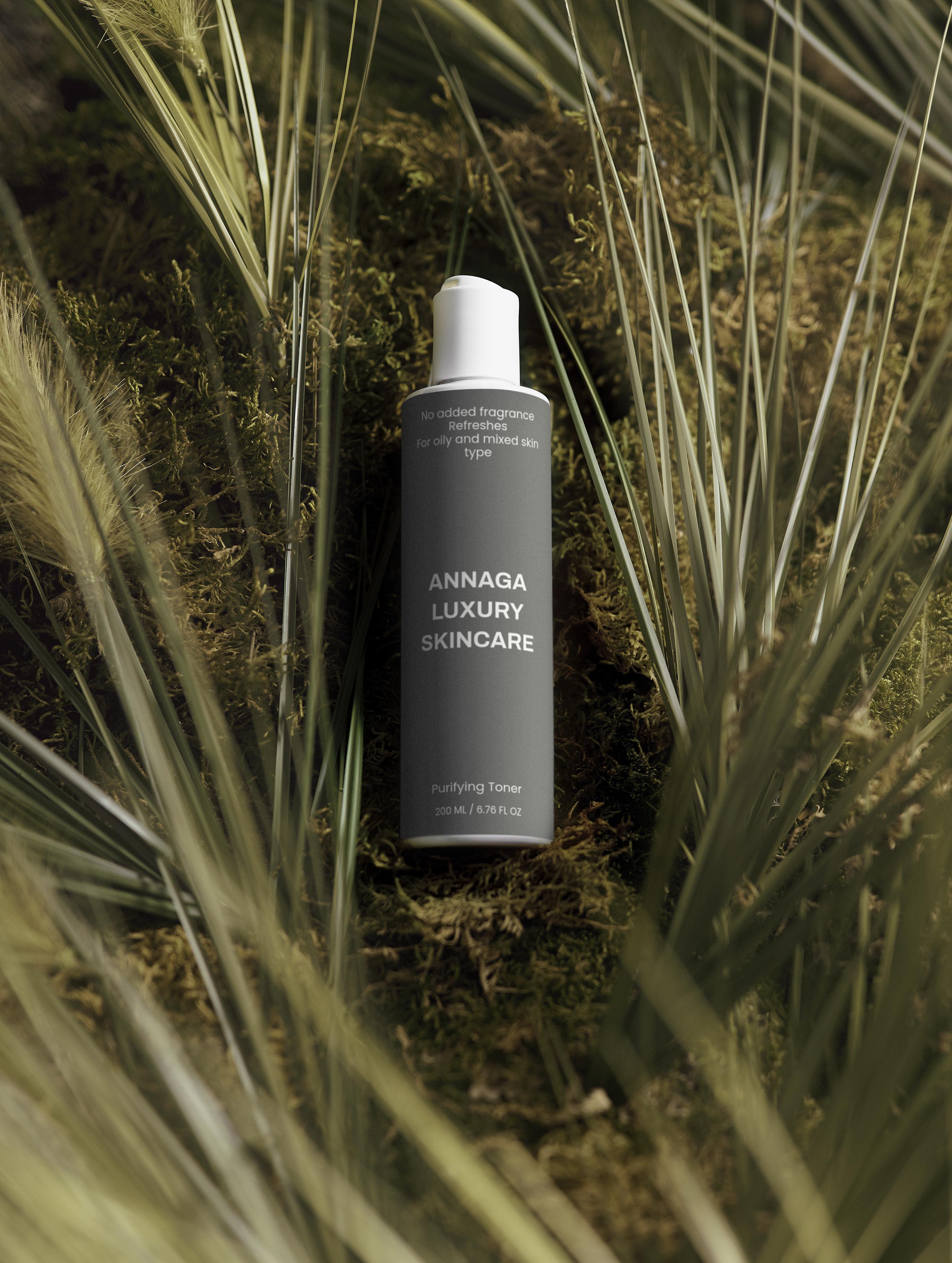 AnnAga Luxury Skincare Core Collection: Purifying Toner