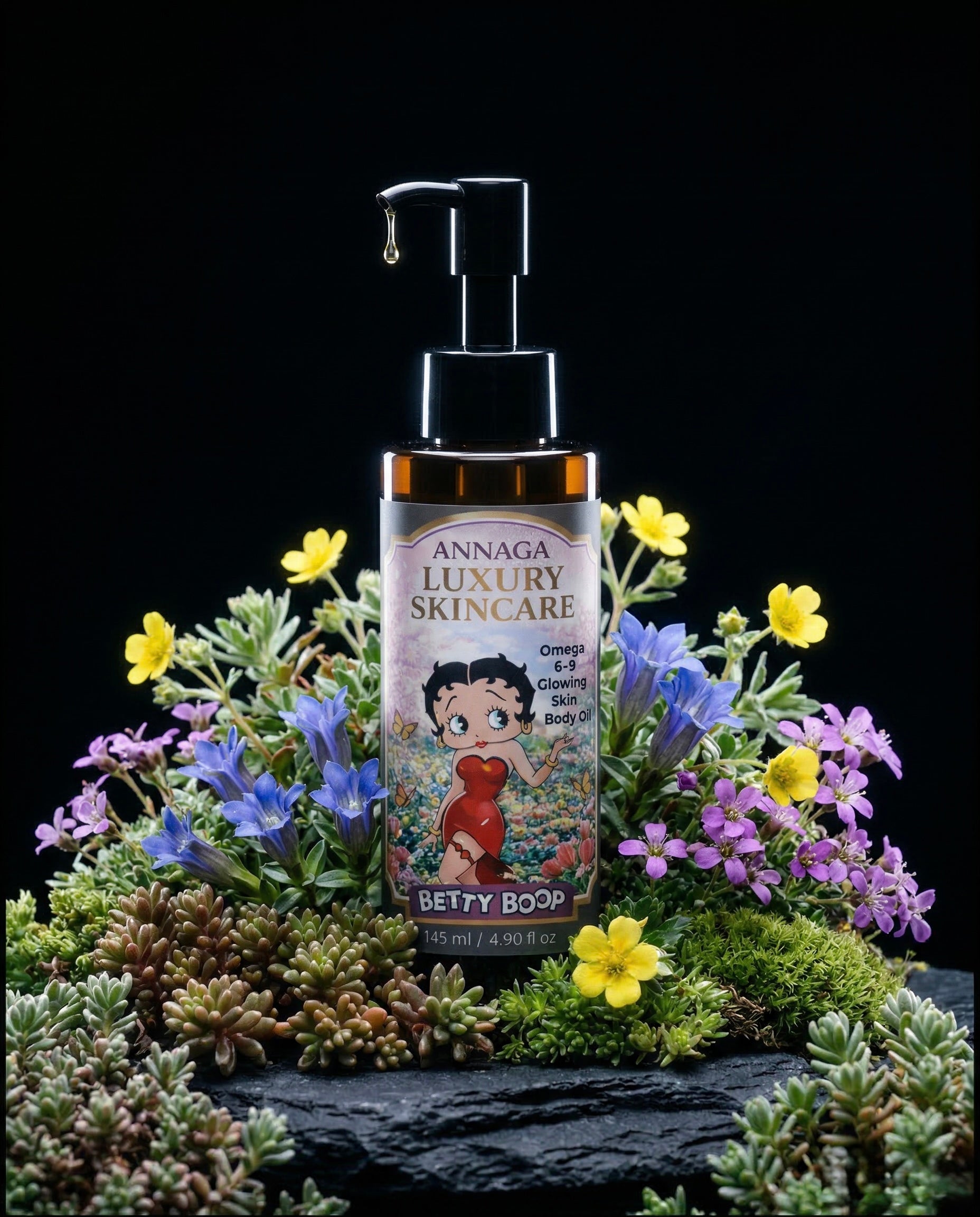 LIMITED EDITION BETTY BOOP Omega 6-9 Glowing Skin Body Oil