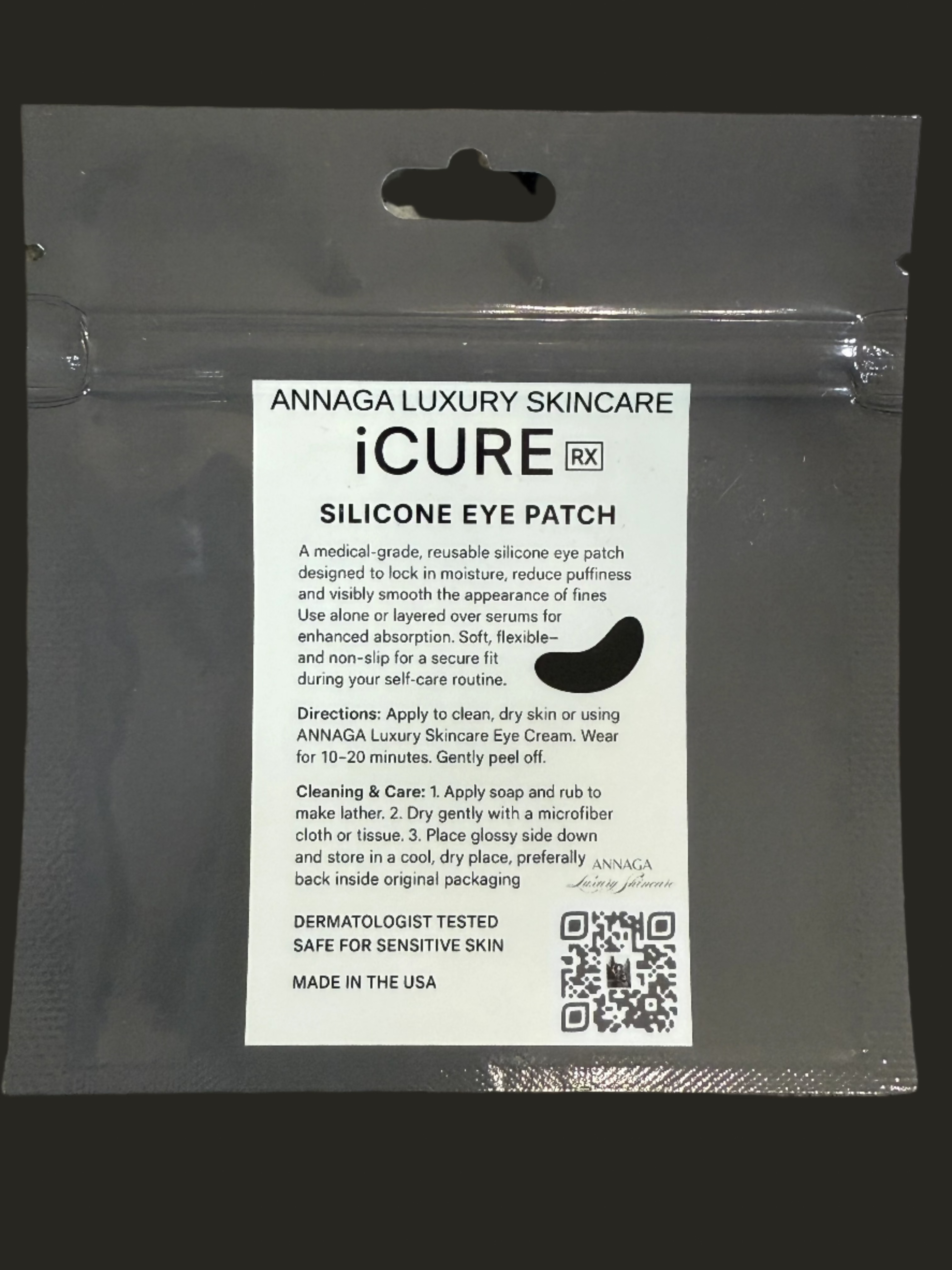 iCure RX Reusable Silicone Eye Patches