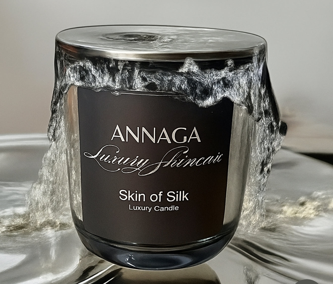 LIMITED EDITION SKIN OF SILK AnnAGA Luxury Skincare Candle