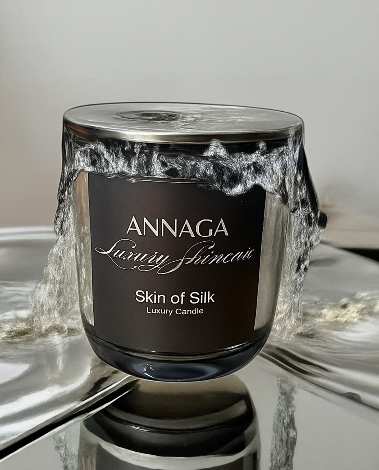 LIMITED EDITION SKIN OF SILK AnnAGA Luxury Skincare Candle