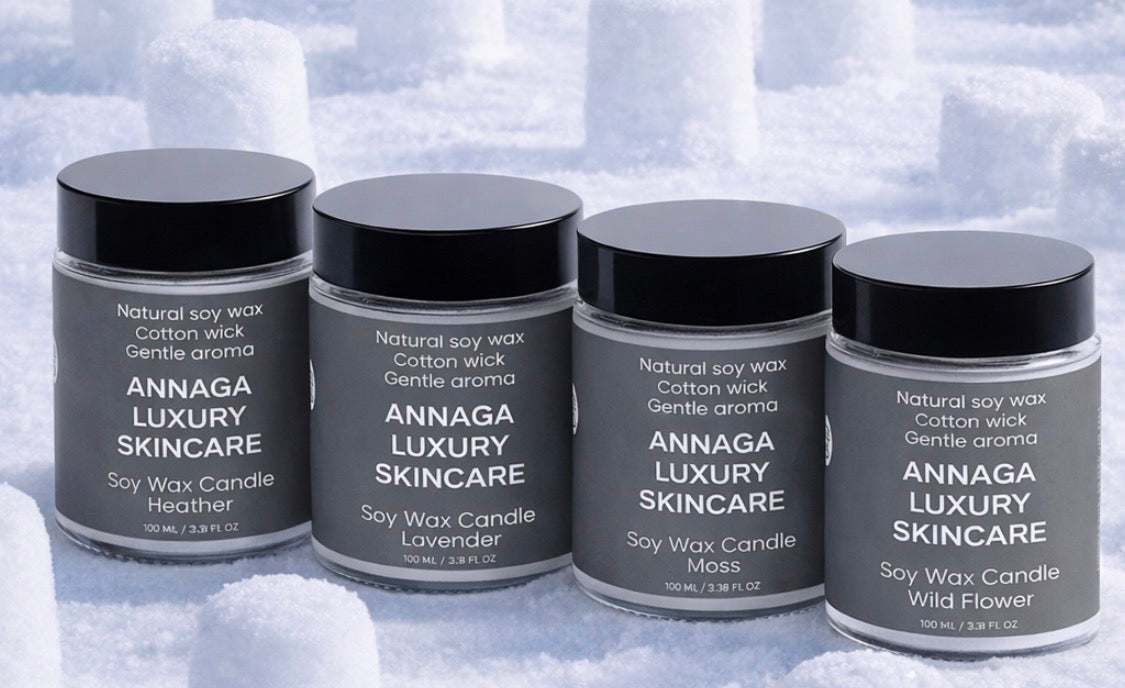 4 piece Luxury Soy Wax Candle Collection Set