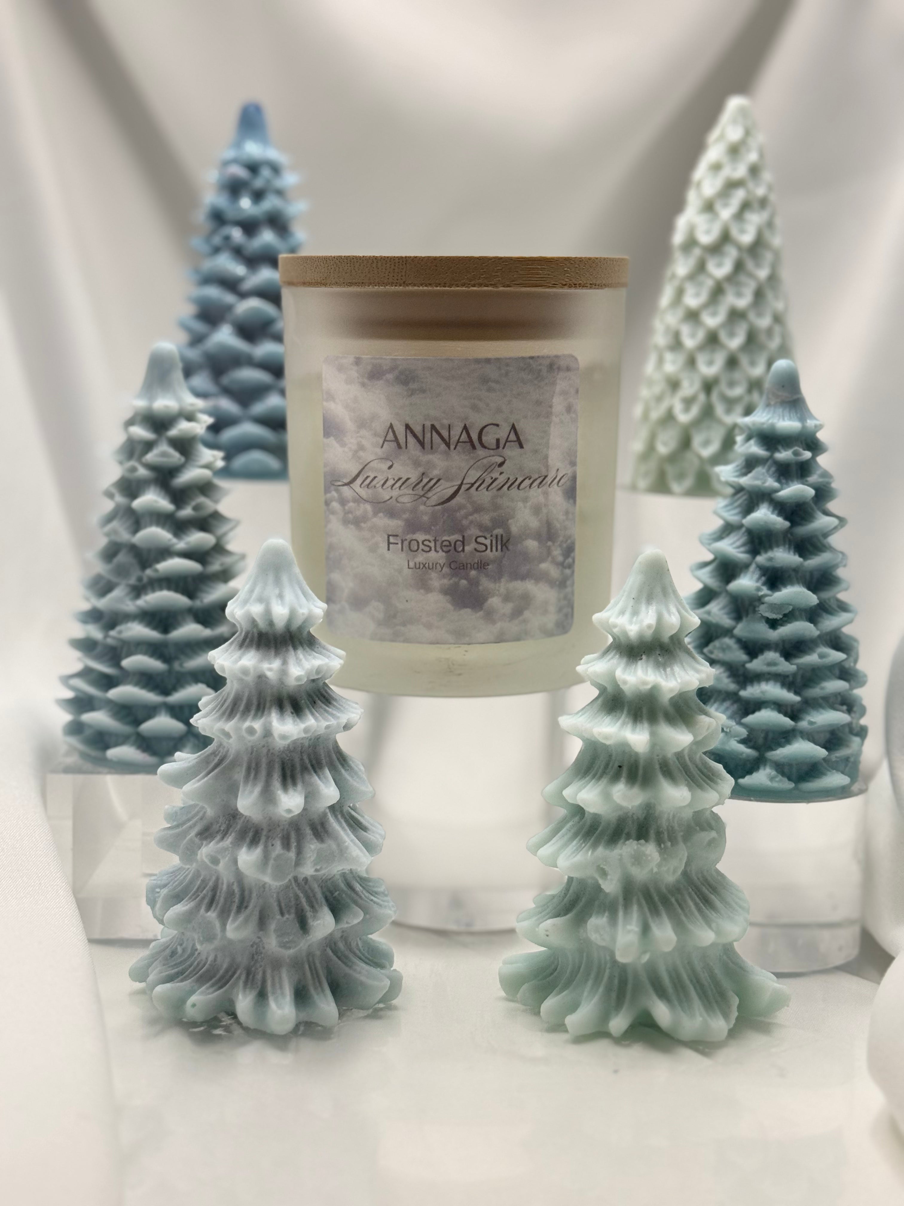 ANNAGA Luxury Skincare Holiday 2025 Collection: Frosted Silk Candle