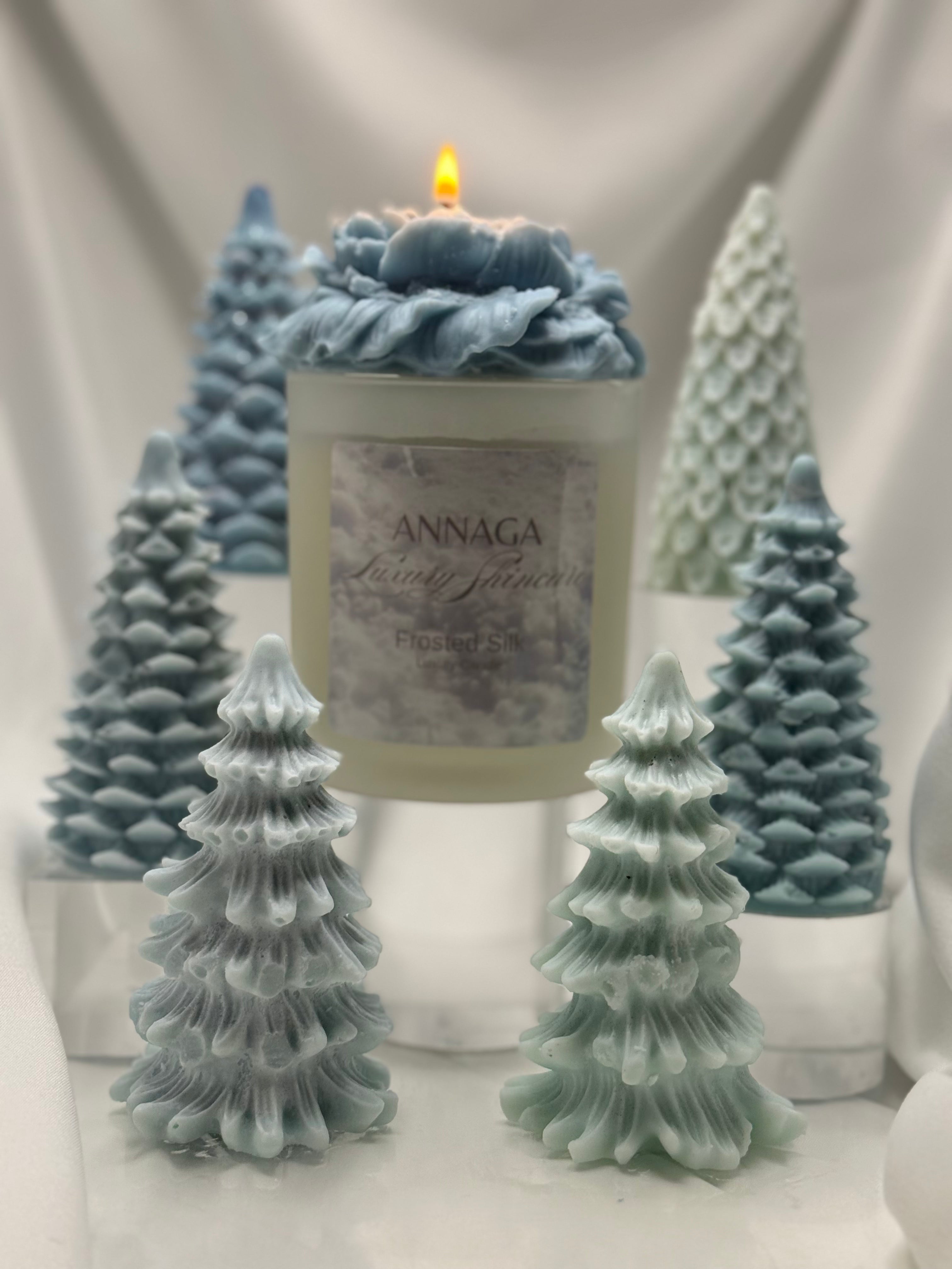 ANNAGA Luxury Skincare Holiday 2025 Collection: Frosted Silk Candle