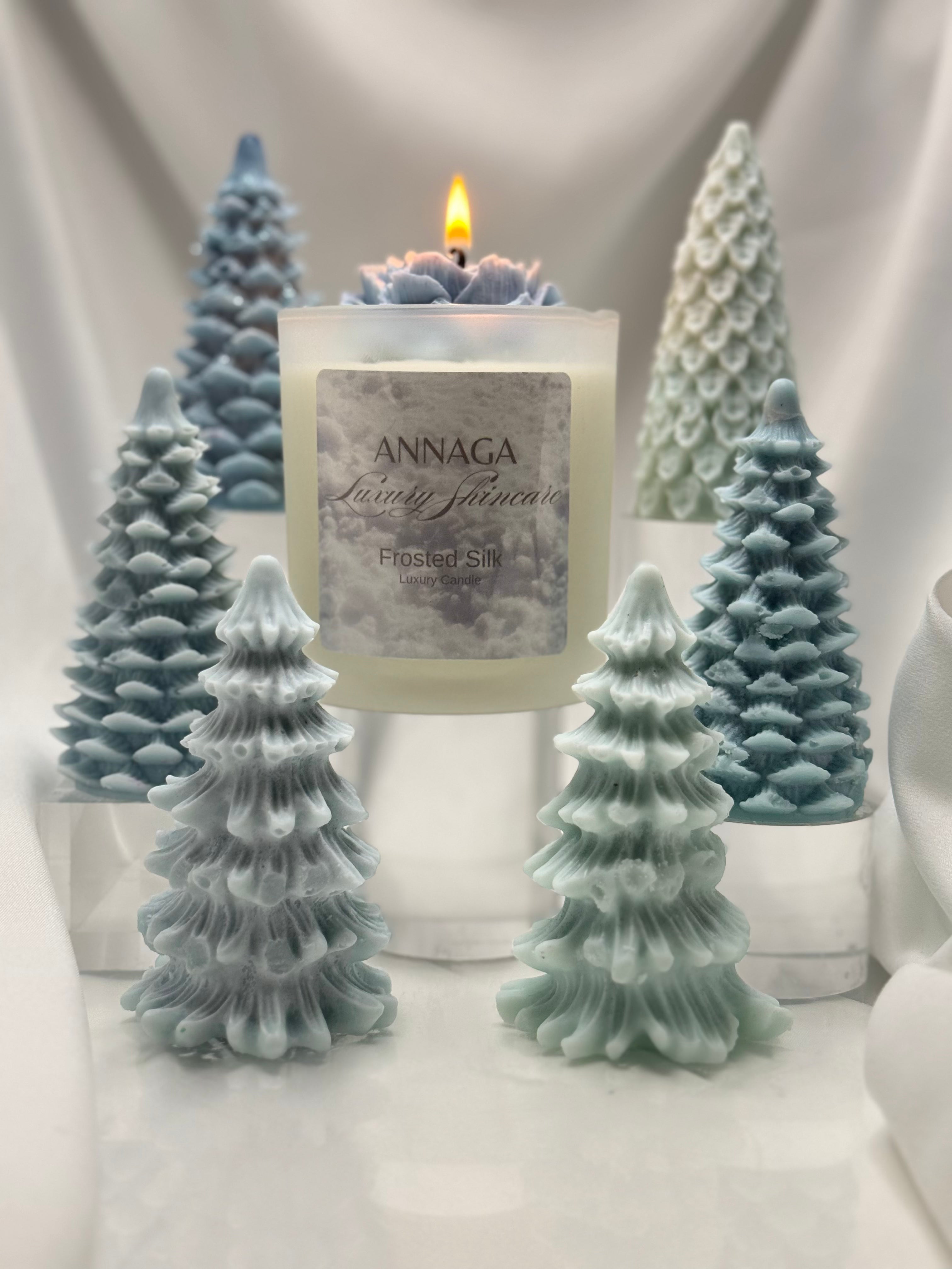 ANNAGA Luxury Skincare Holiday 2025 Collection: Frosted Silk Candle