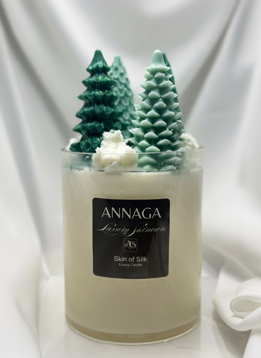 AnnAGA Luxury Skincare Holiday 2025 Collection: Uber Lux Holiday Candle