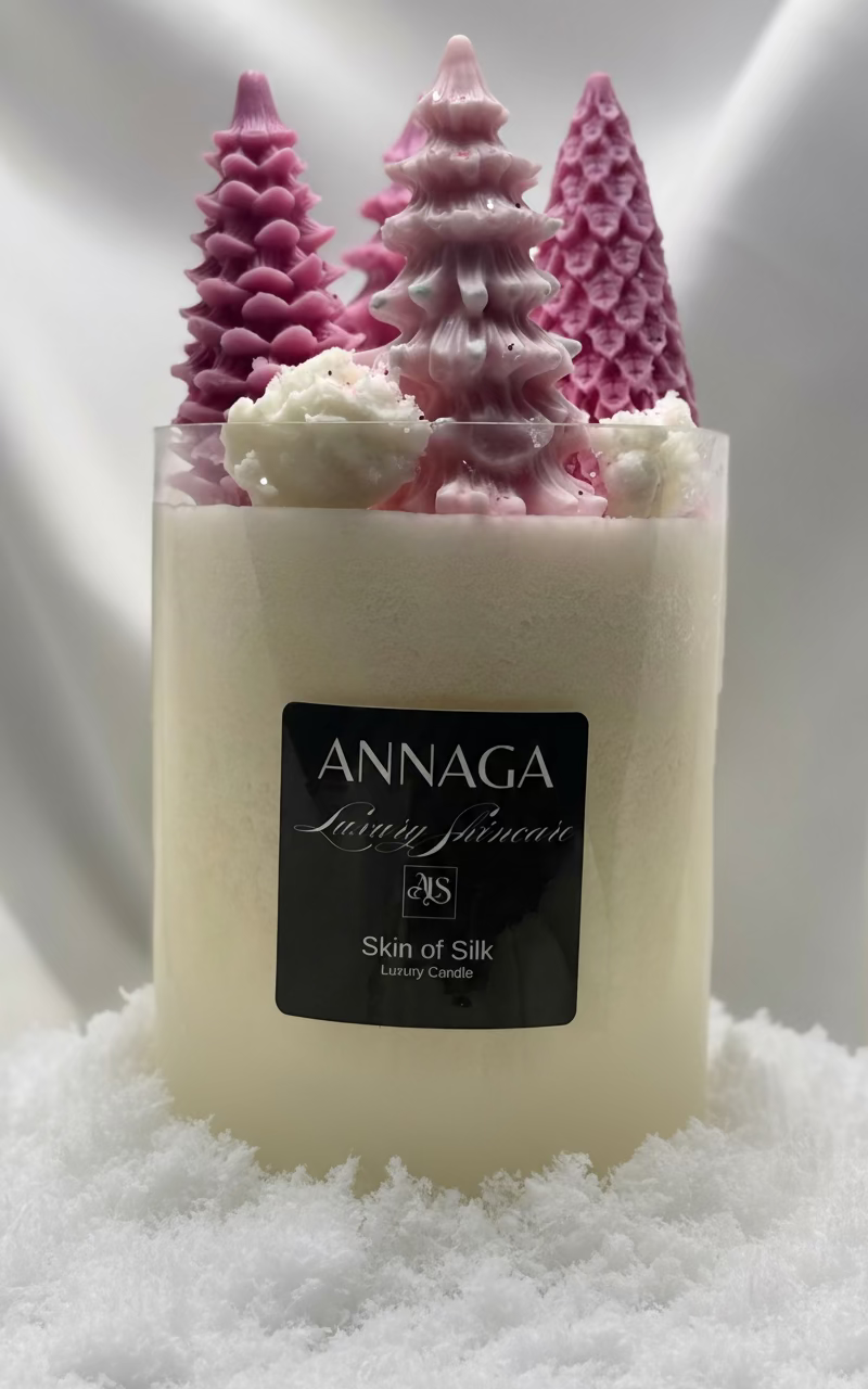 AnnAGA Luxury Skincare Holiday 2025 Collection: Uber Lux Holiday Candle