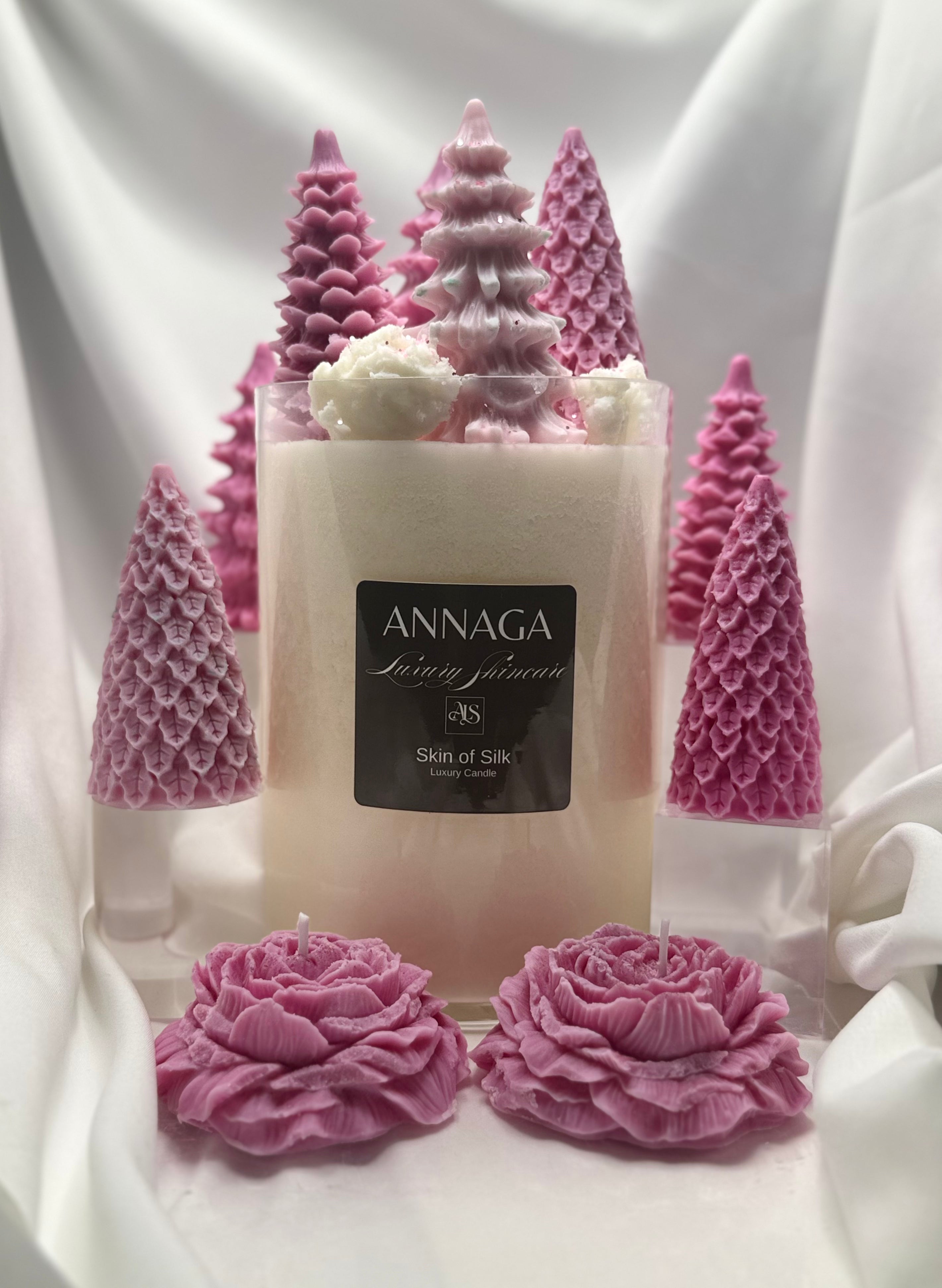 AnnAGA Luxury Skincare Holiday 2025 Collection: Uber Lux Holiday Candle