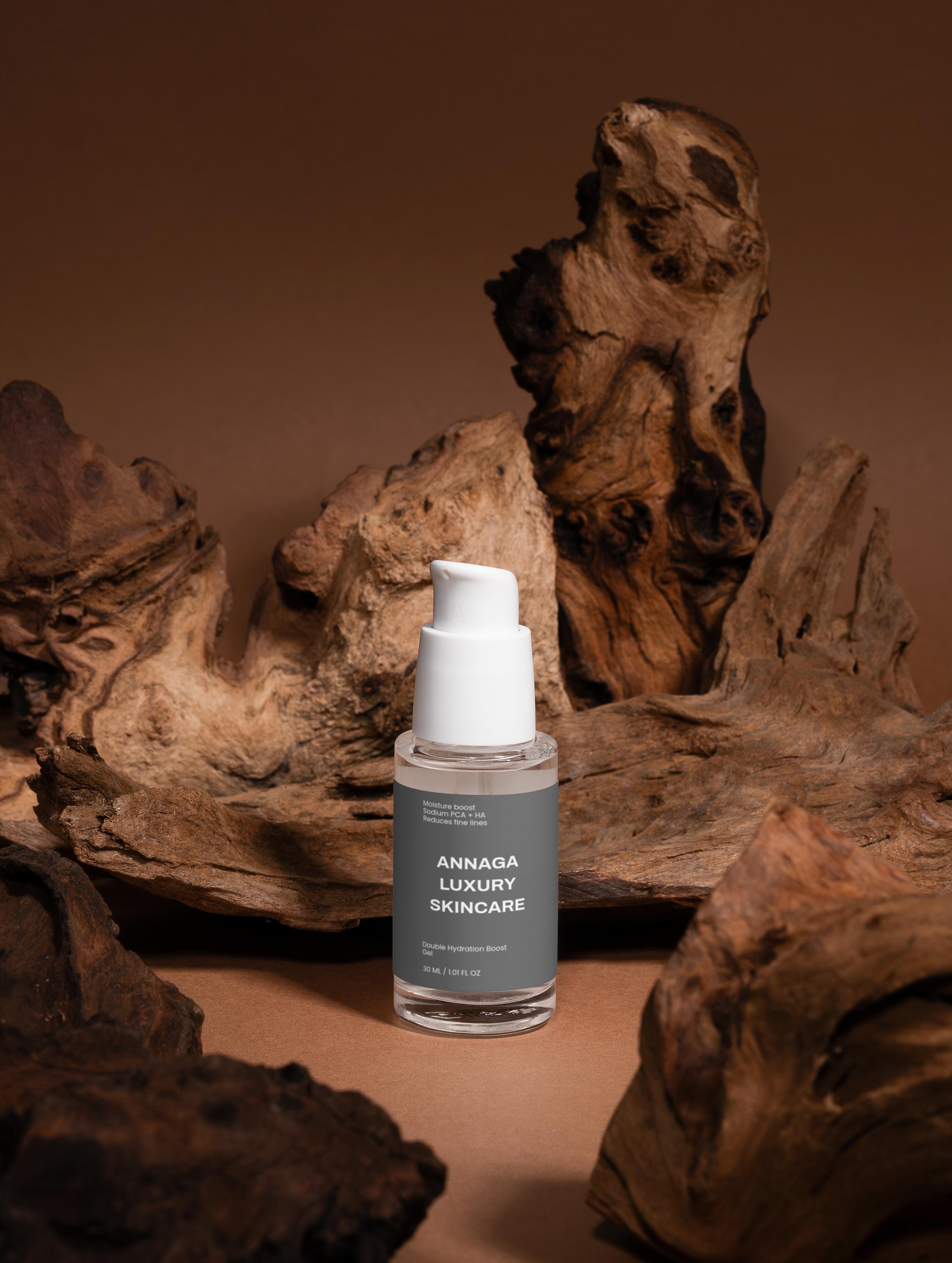 AnnAga Luxury Skincare Core Collection: Double Hydration Boost Gel