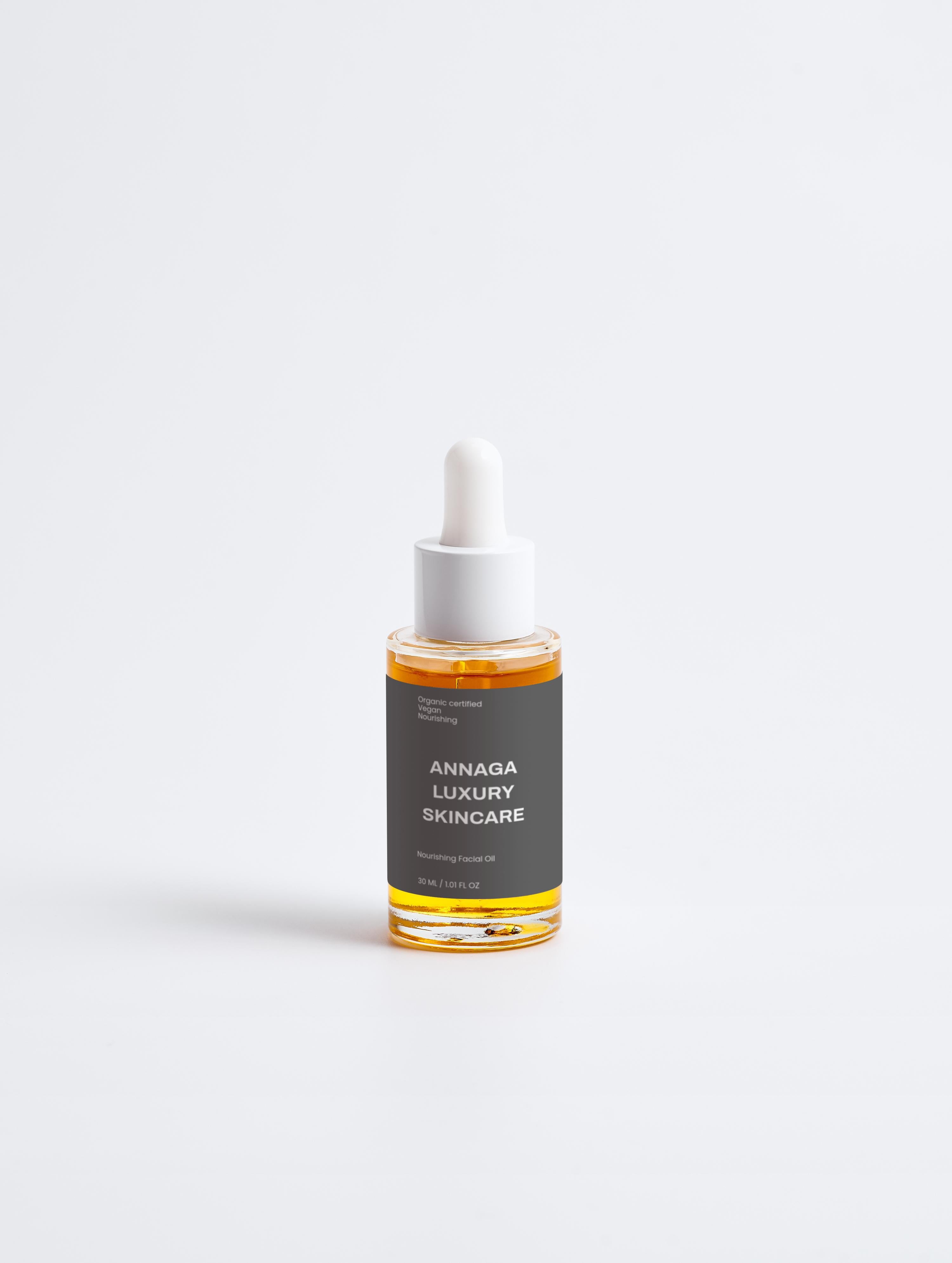 AnnAga Luxury Skincare Core Collection: Nourishing Facial Oil