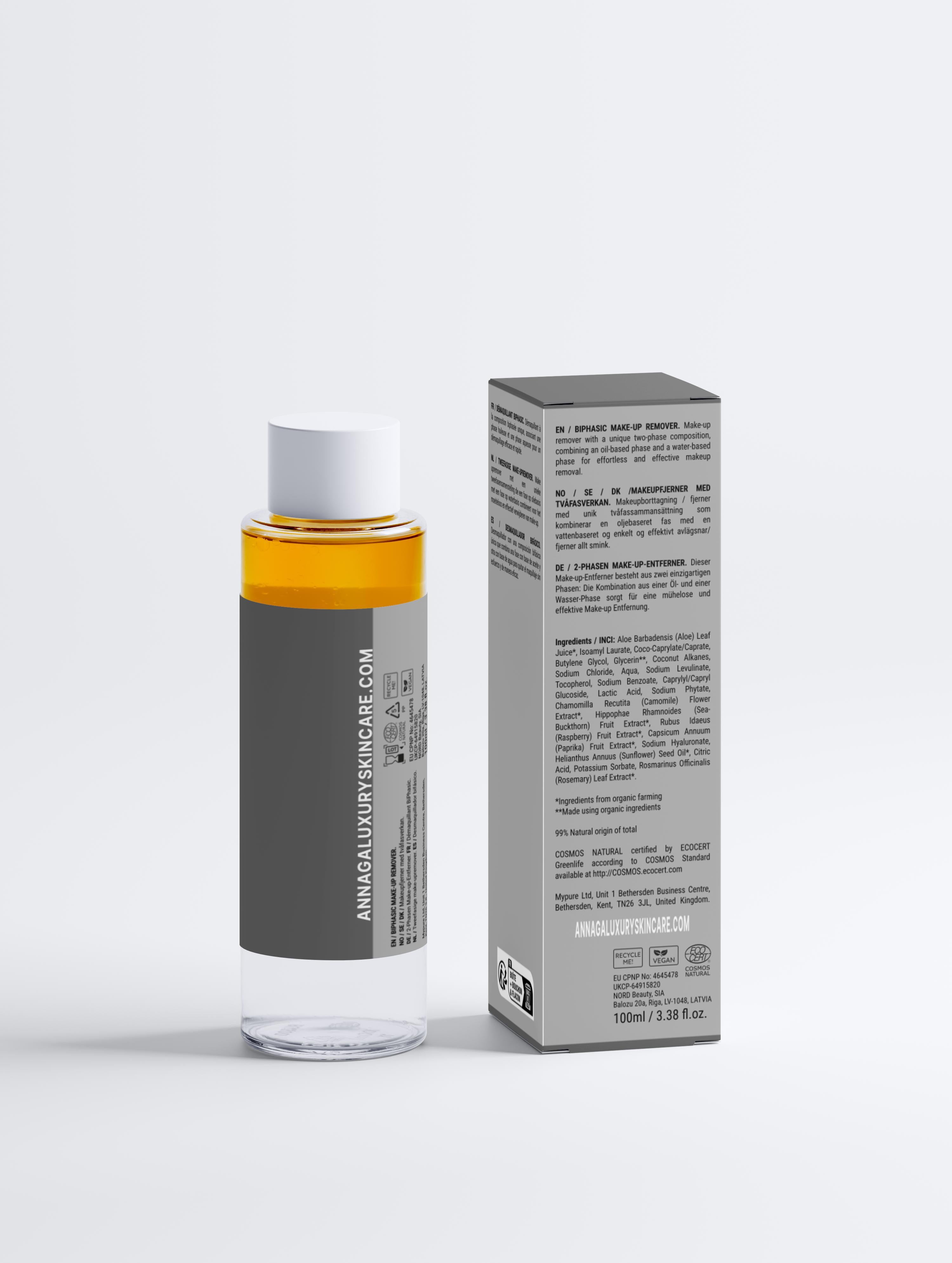 AnnAga Luxury Skincare Core Collection: BiPhasic Make-up Remover