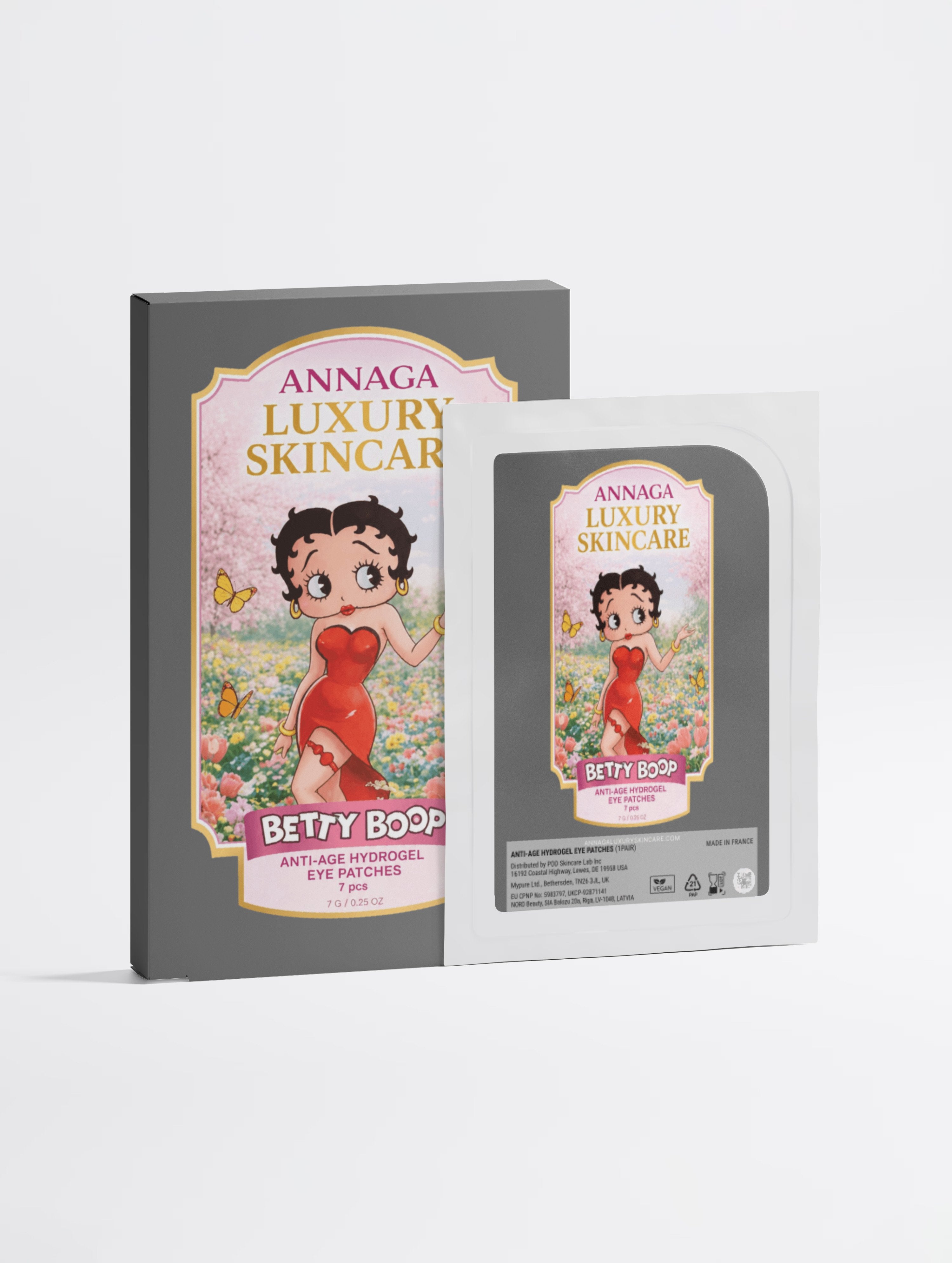 Betty Boop™  Anti-Age Hydrogel Eye Patches, 7 pcs
