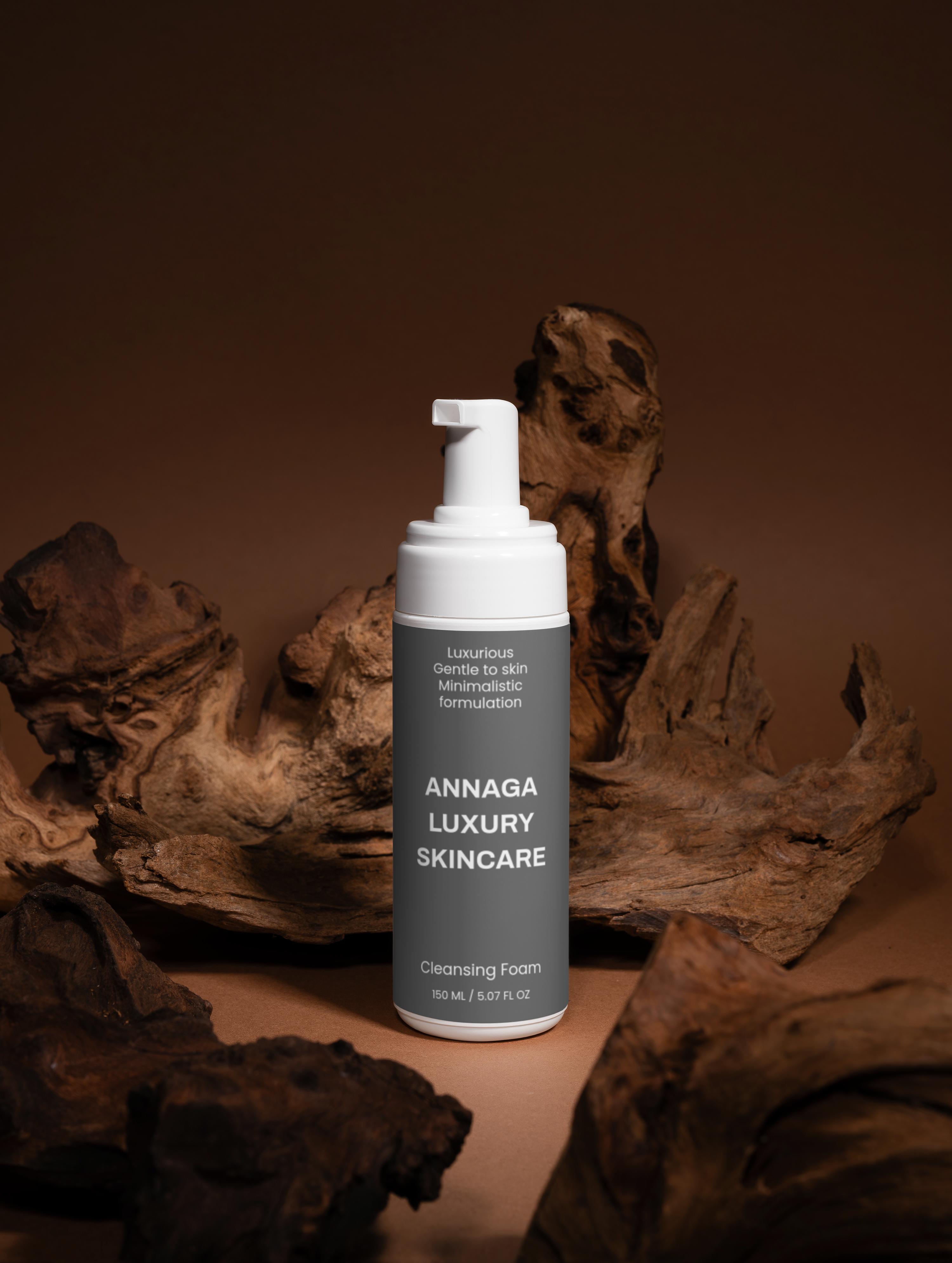 AnnAga Luxury Skincare Core Collection: Cleansing Foam