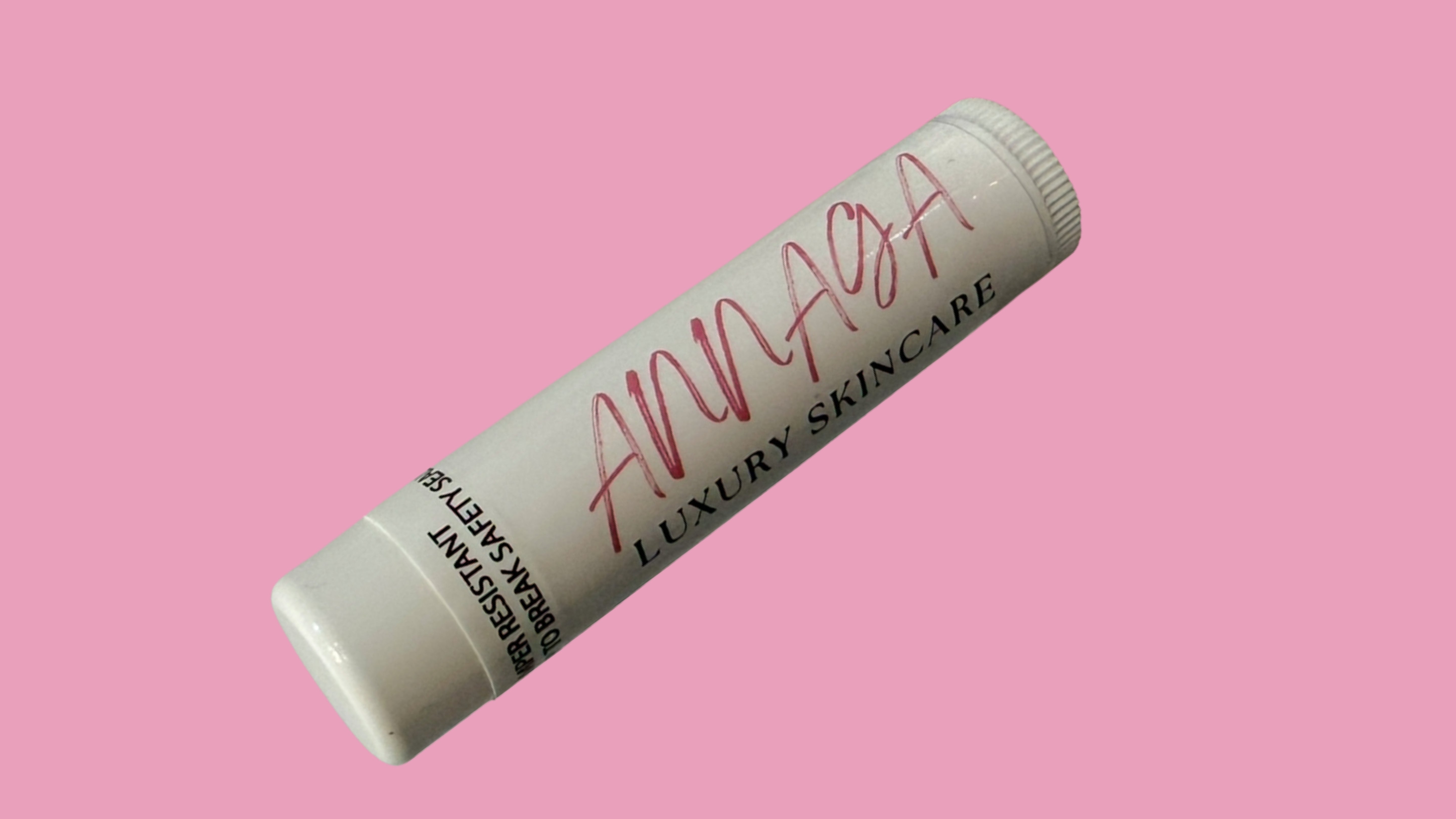 ANNAGA Luxury Skincare Lip Balm SPF 15 – Peppermint Candy Cane Flavor