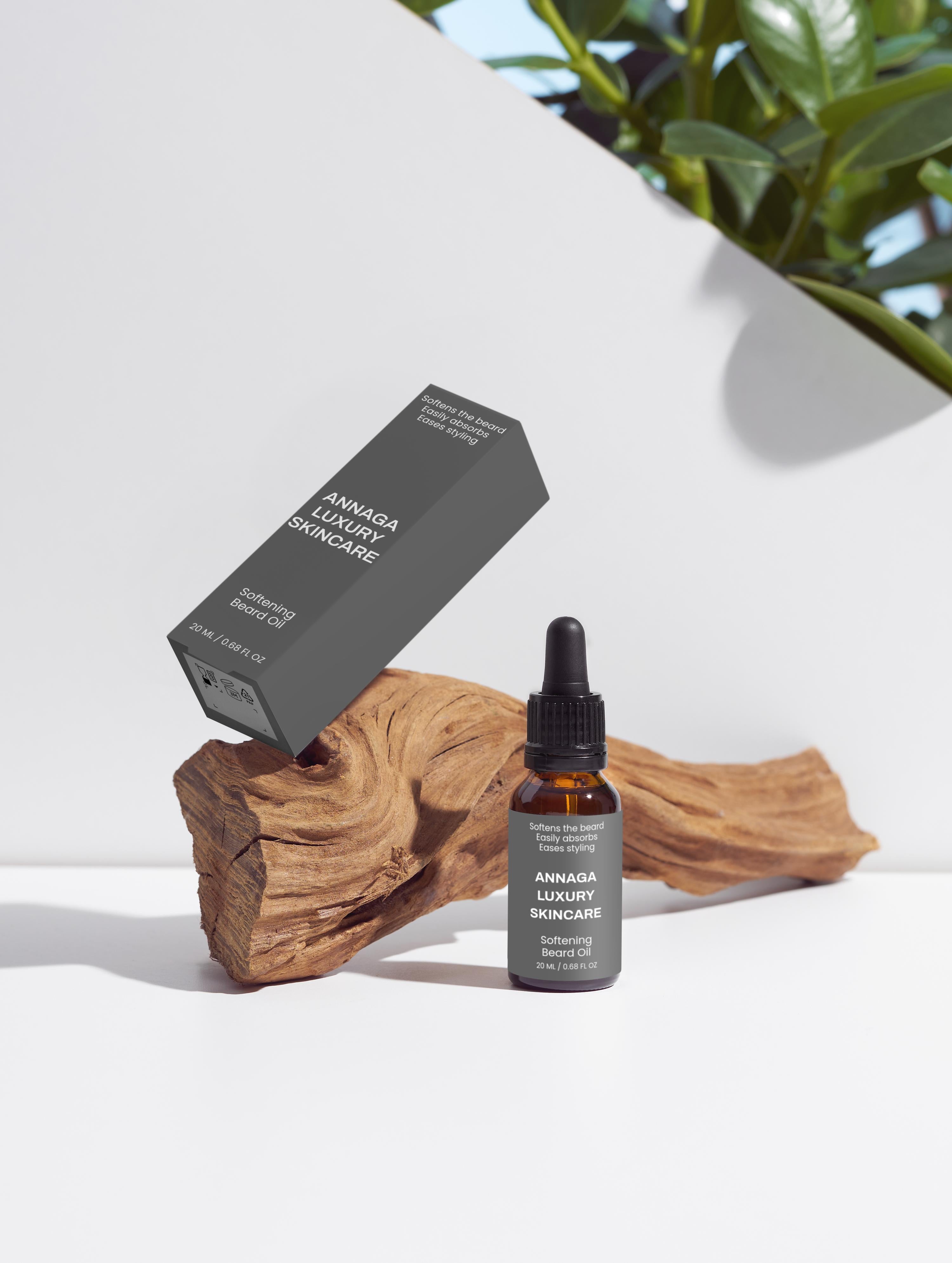 AnnAga Luxury Skincare Core Collection:  Softening Beard Oil