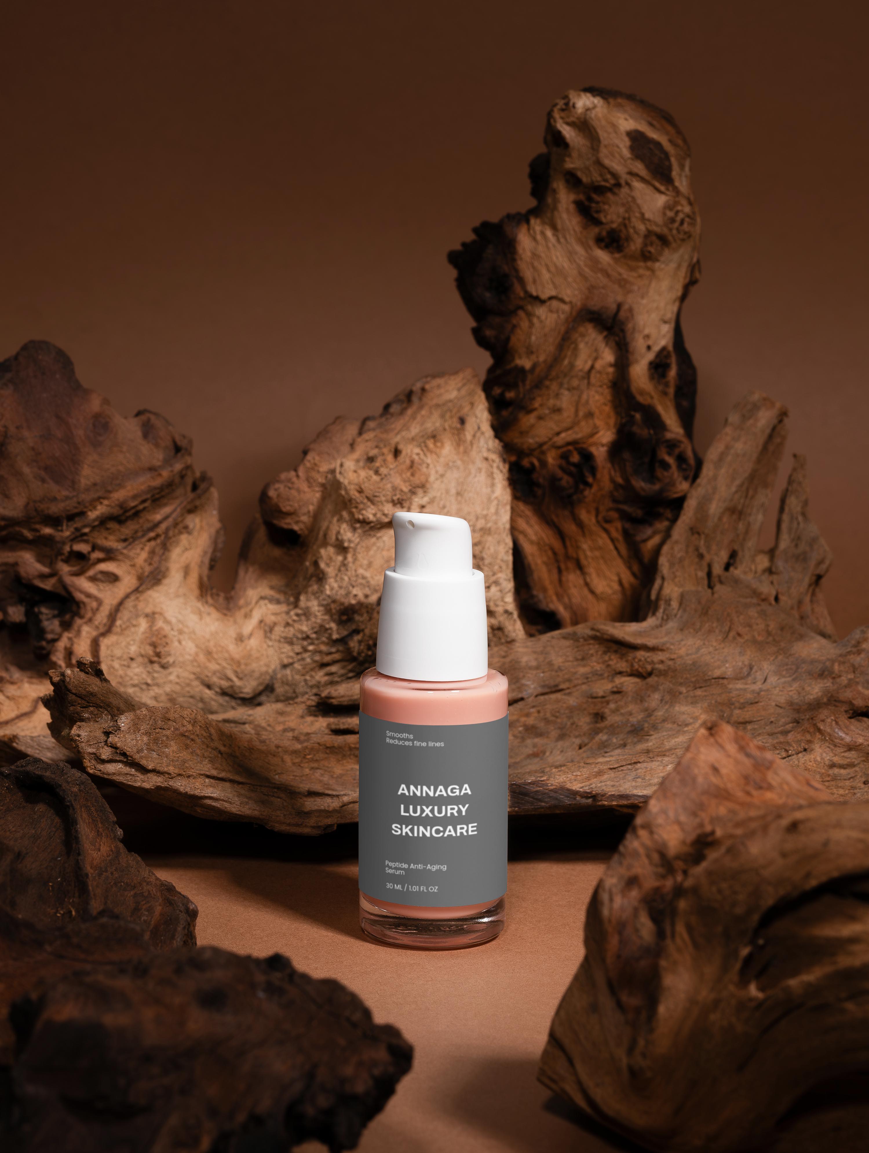 AnnAga Luxury Skincare Core Collection: Peptide Anti-Aging Serum