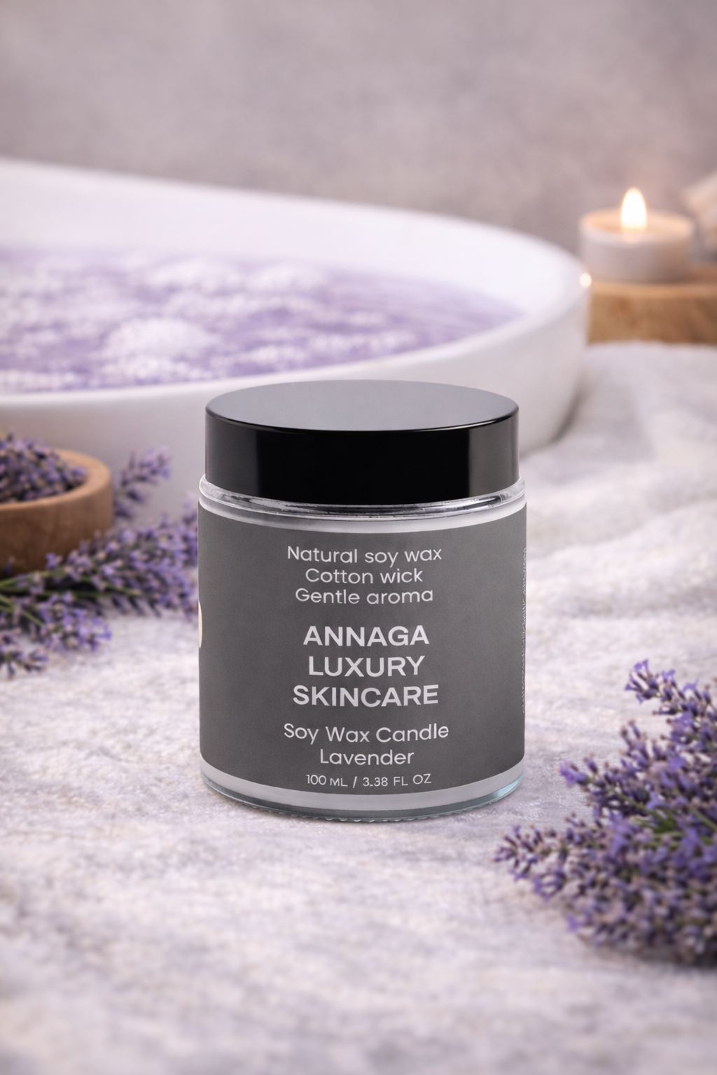 Soy Wax Candle, Lavender