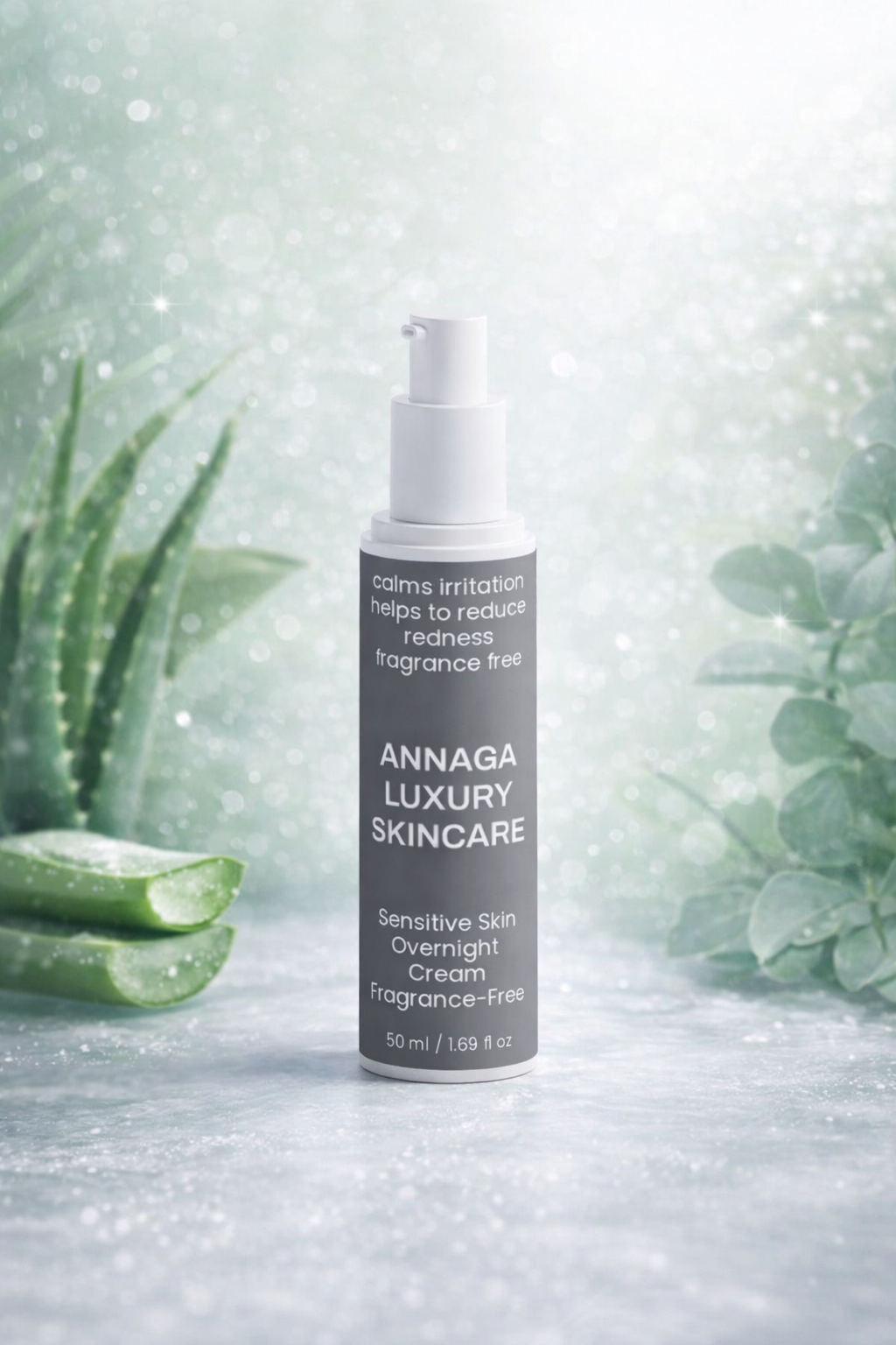 Sensitive Skin Overnight Cream, Fragrance-Free