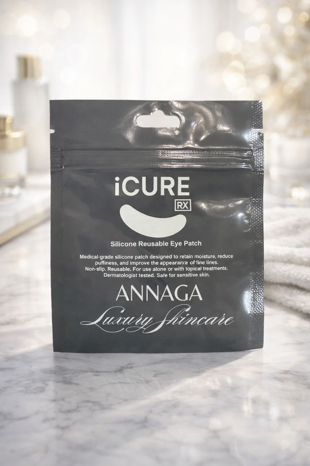 iCure RX Reusable Silicone Eye Patches