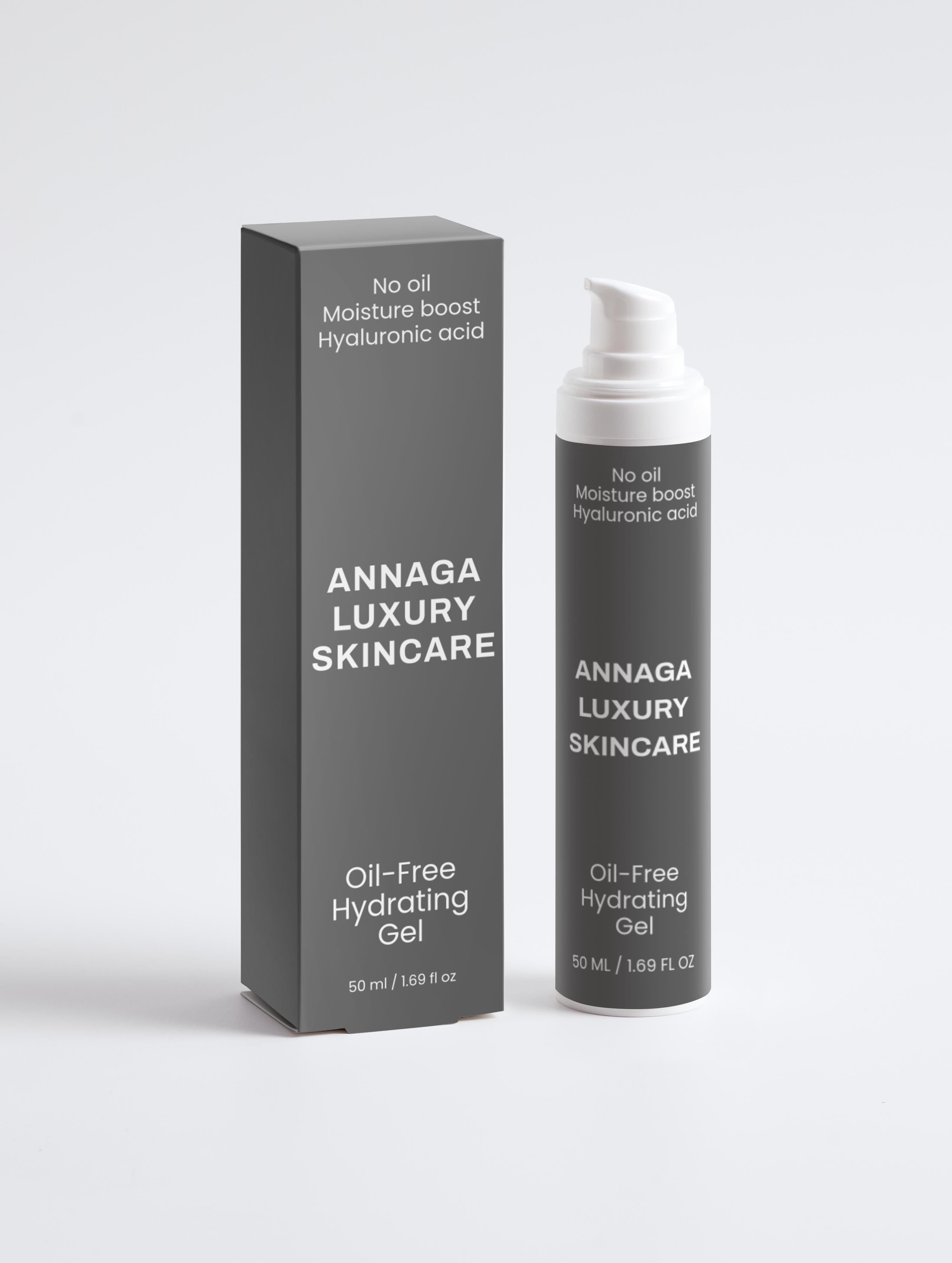 AnnAga Luxury Skincare Core Collection: Oil-Free Hydrating Gel