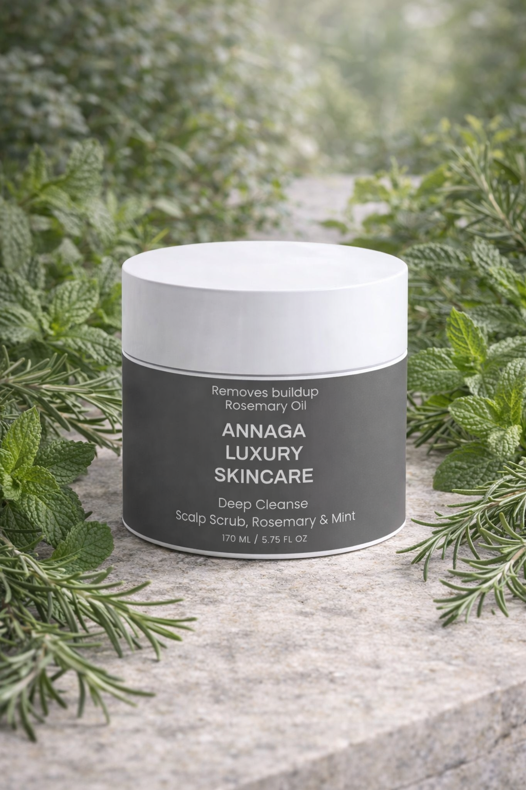 Deep Cleanse Scalp Scrub, Rosemary & Mint