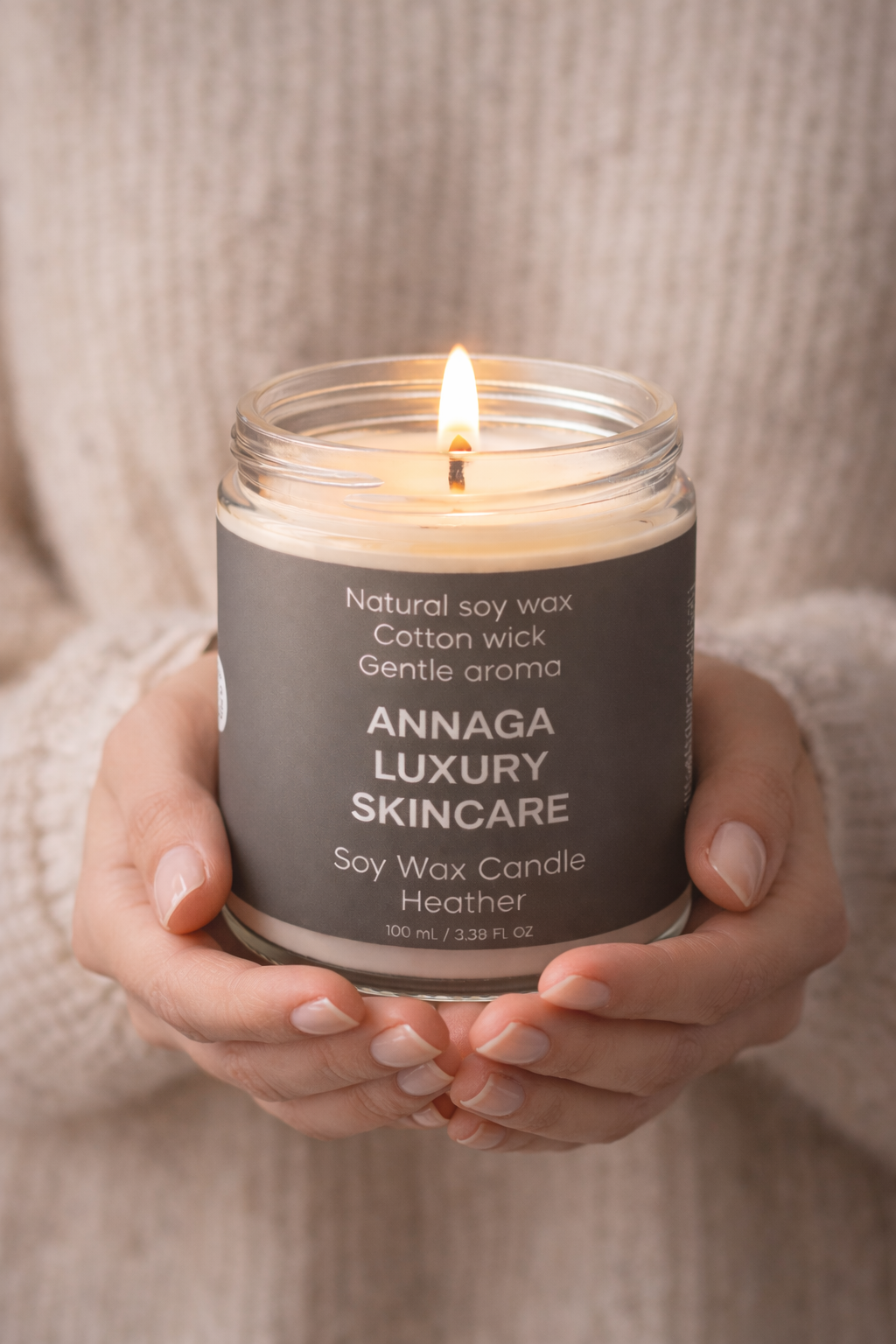 Soy Wax Candle, Heather