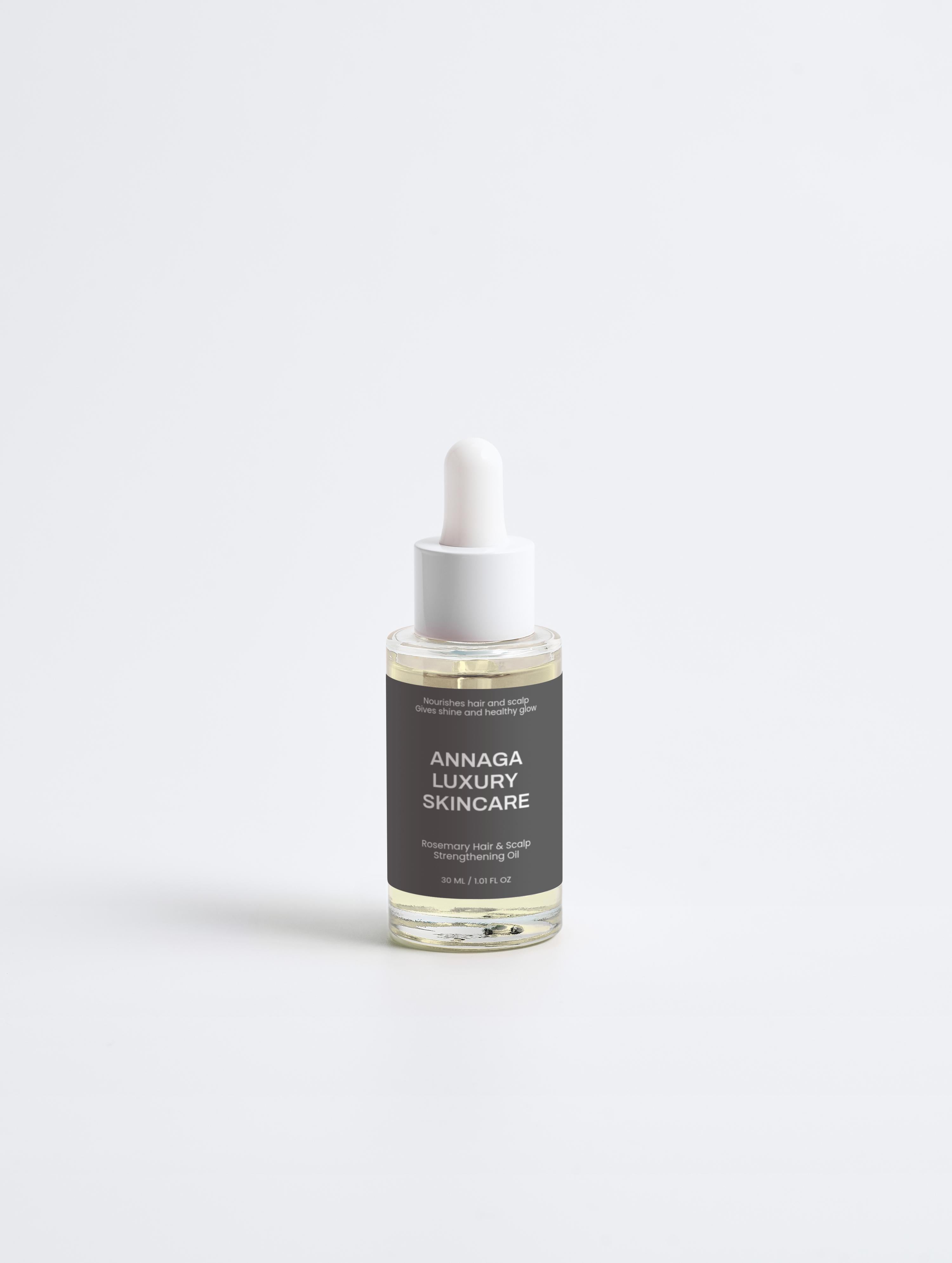 ANNAGA LUXURY SKINCARE CORE COLLECTION Rosemary Hair & Scalp Strengthening Oil