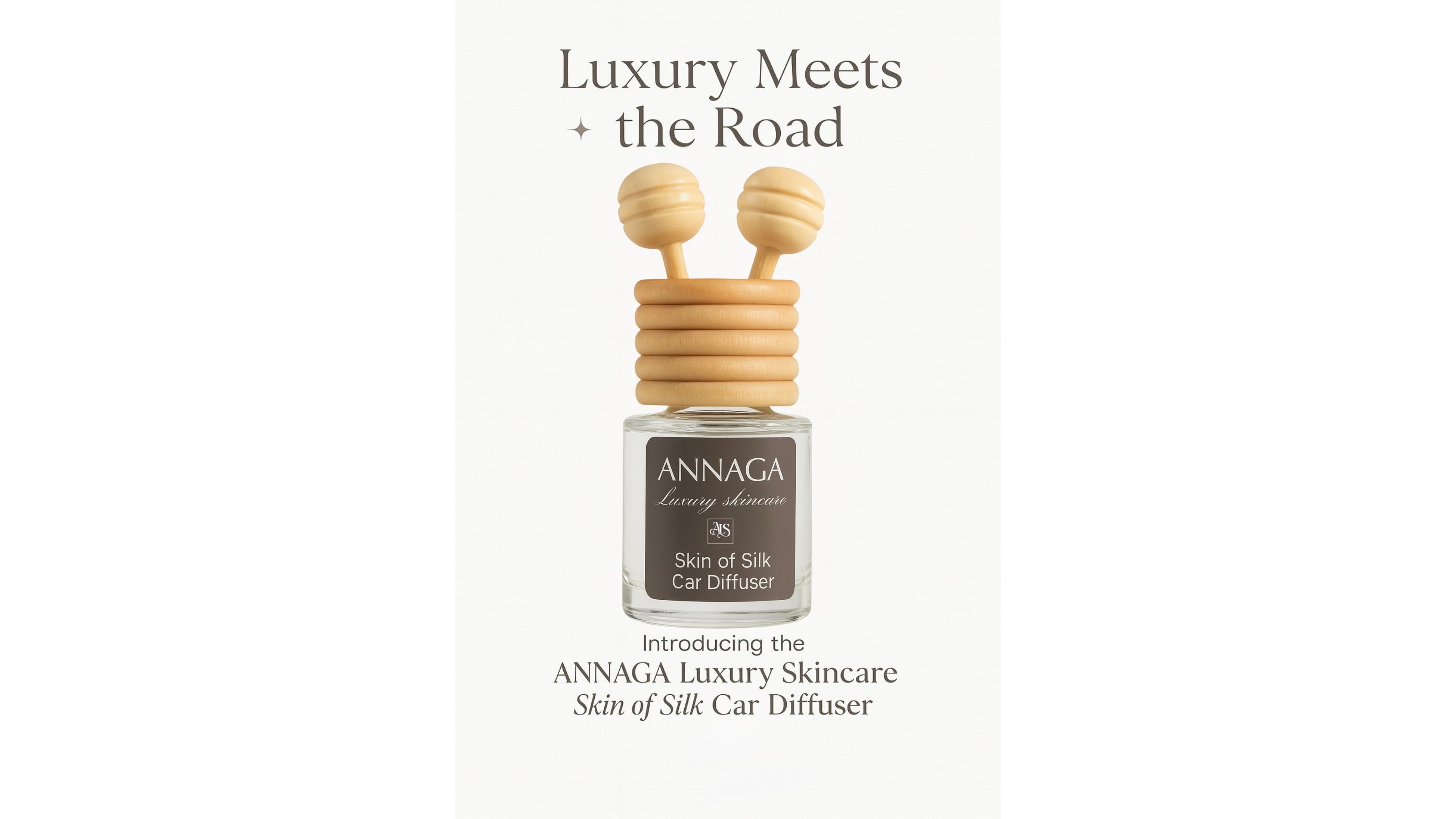 AnnAGA Luxury Skincare Core Collection Skin of Silk Car Diffuser
