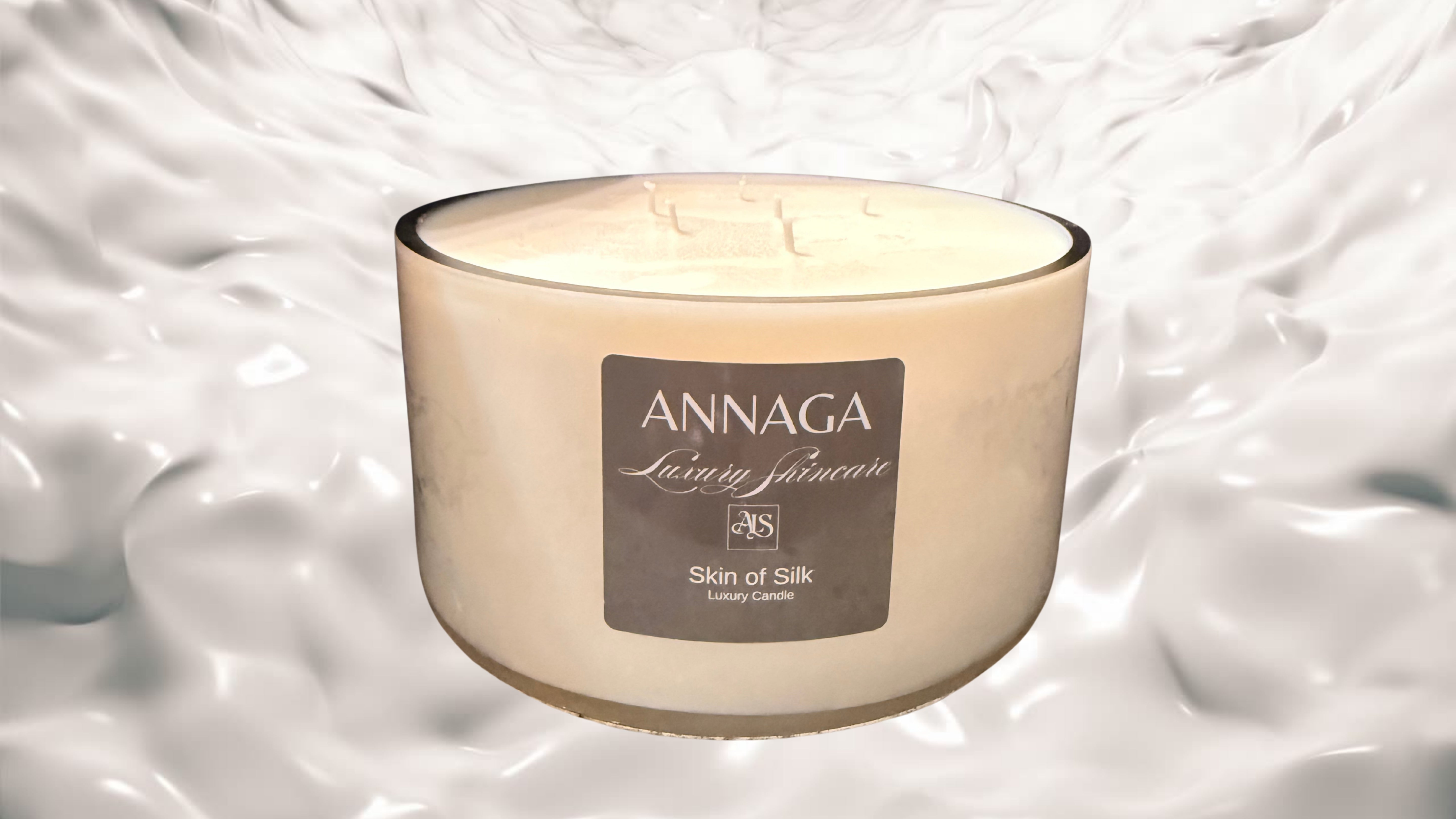 AnnAga Luxury Skincare Core Collection: Skin of Silk Lux Luxury Candle Collection