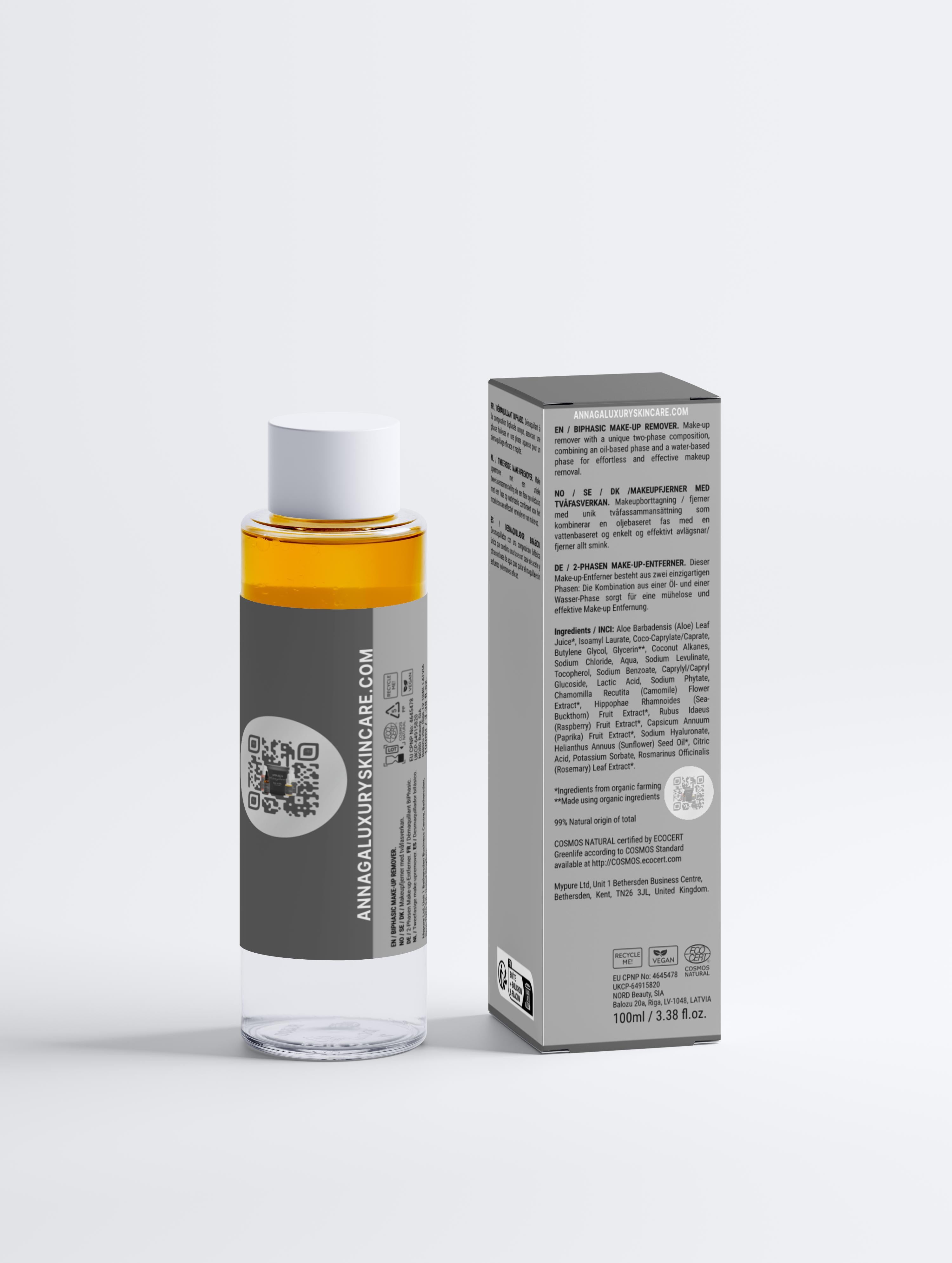 AnnAga Luxury Skincare Core Collection: BiPhasic Make-up Remover